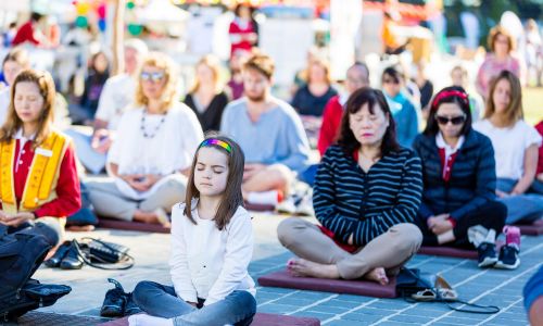 Mass Tai Chi and Meditation at BBMF 2020