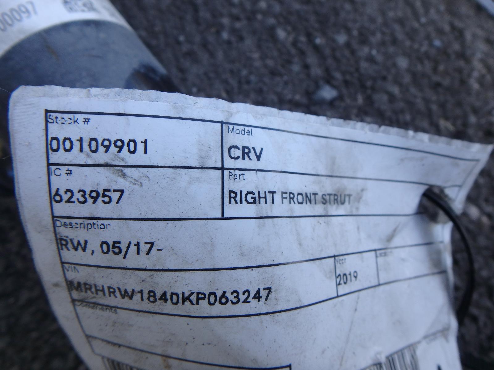 View Auto part Right Front Strut Honda Crv 2019