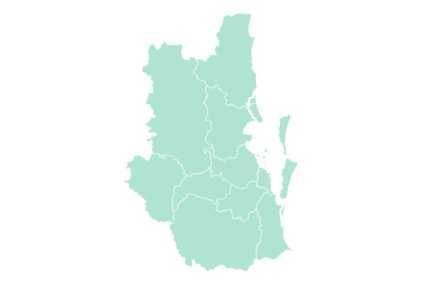 Map showing the regions in South East Queensland