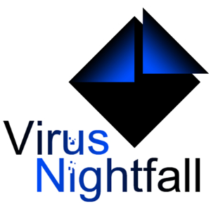 Virus Nightfall Convert Logo - An Example Logo for the Company 'Virus Nightfall' with the style of 'Convert'