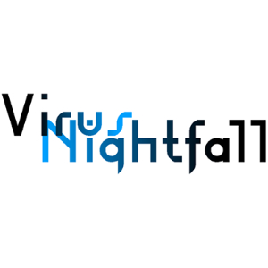 Virus Nightfall Blend Logo - An Example Logo for the Company 'Virus Nightfall' with the style of 'Blend'