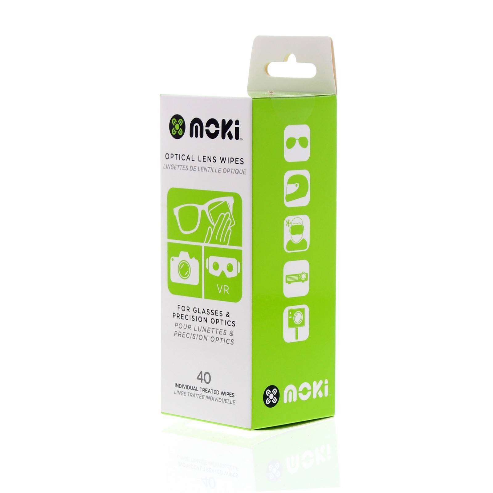 Moki Optical Lens Wipes for Glasses and Precision Optics Phone Cleaning