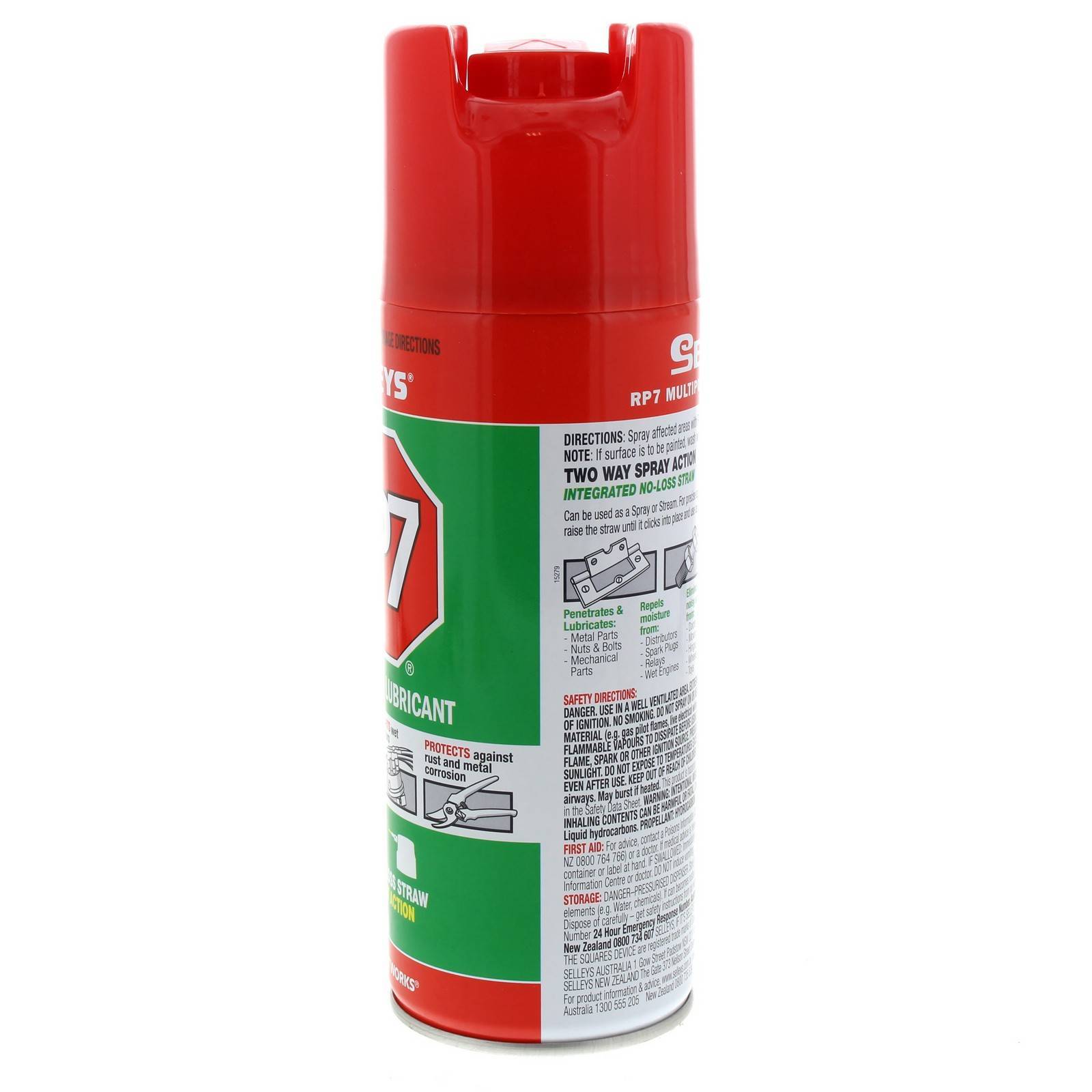 RP7 Multipurpose Lubricant Loosens Rusted Parts 300g Aerosol Spray Can