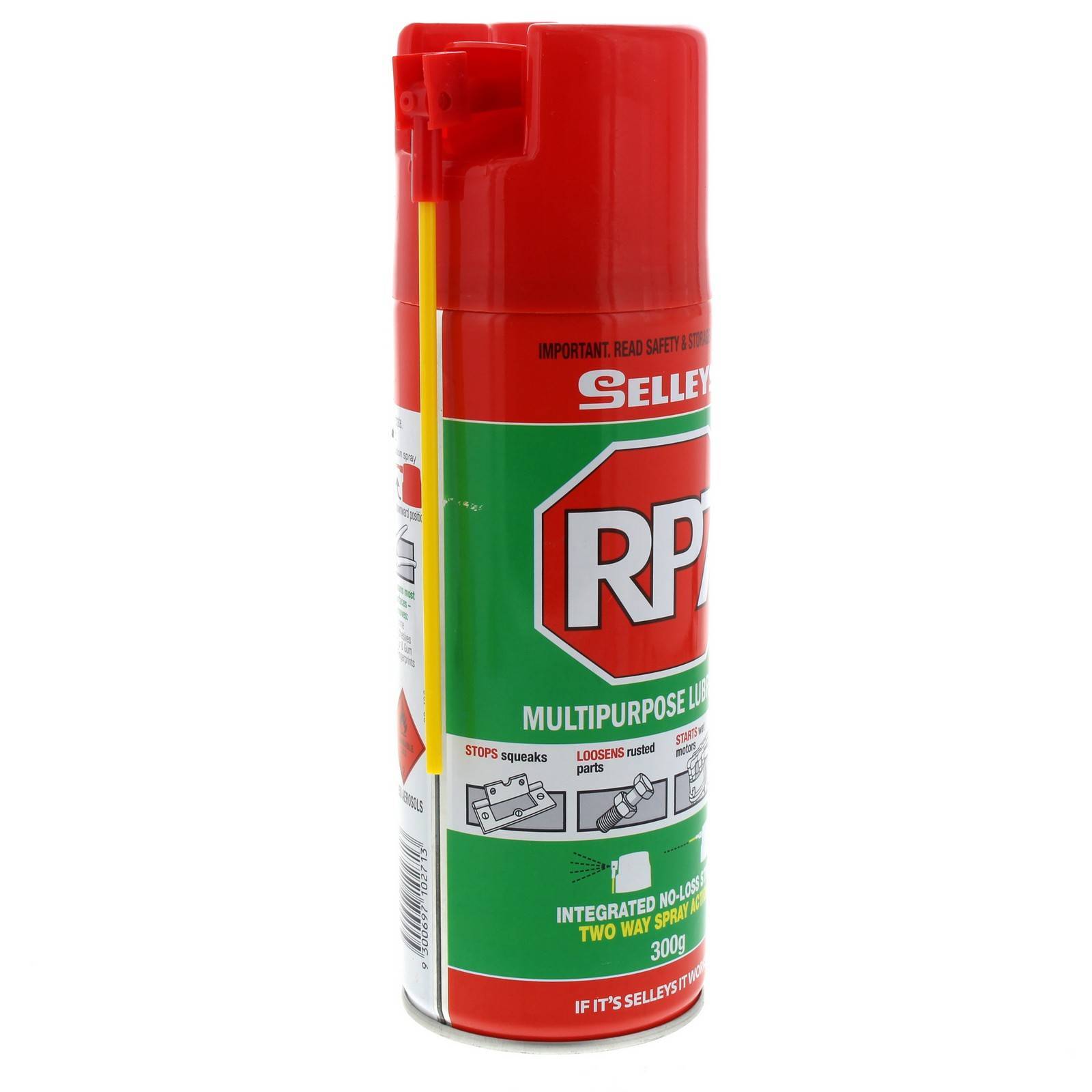 RP7 Multipurpose Lubricant Loosens Rusted Parts 300g Aerosol Spray Can