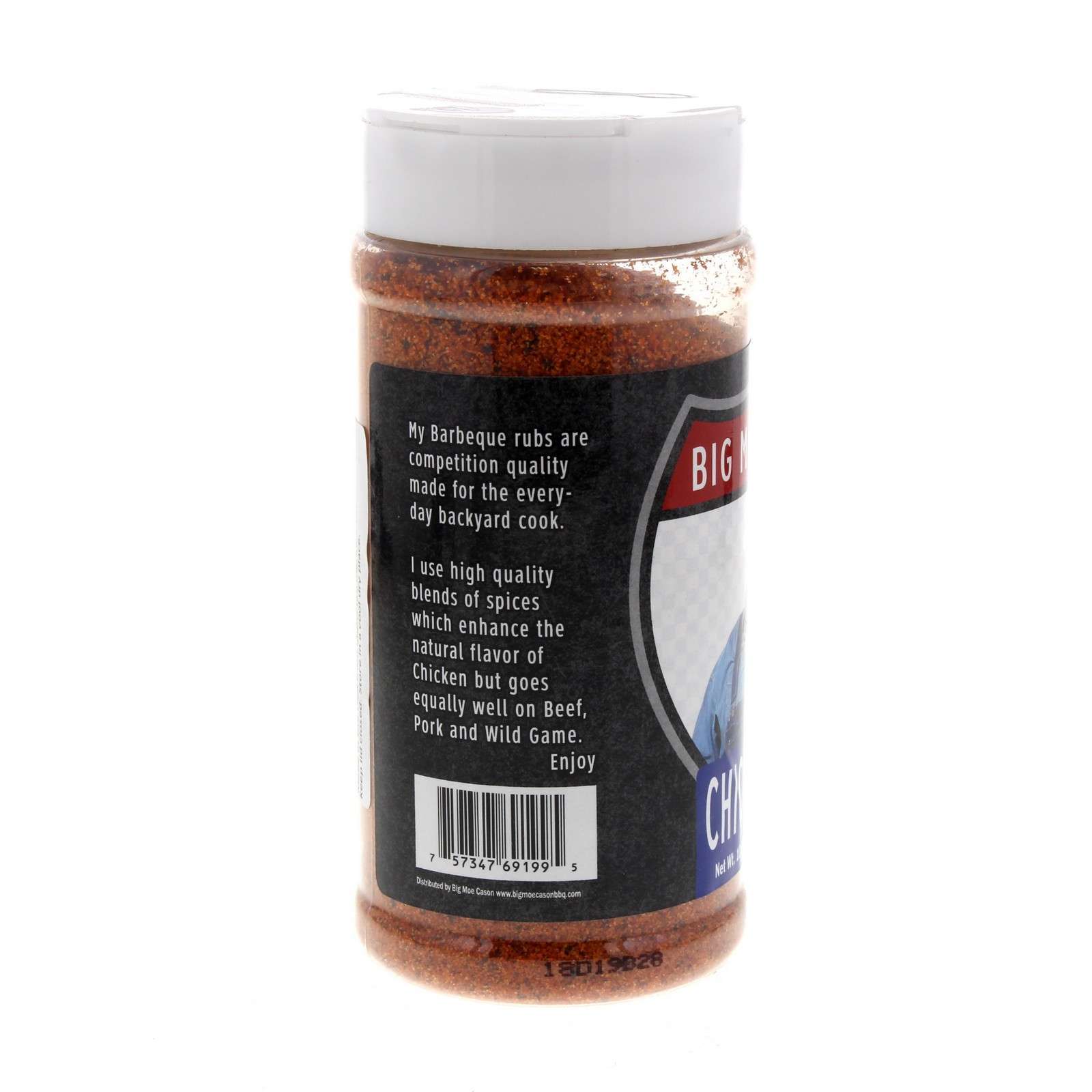 Big Moe Cason Chicken Rub Jar 13.2oz Seasoning Barbeque BBQ Flavouring