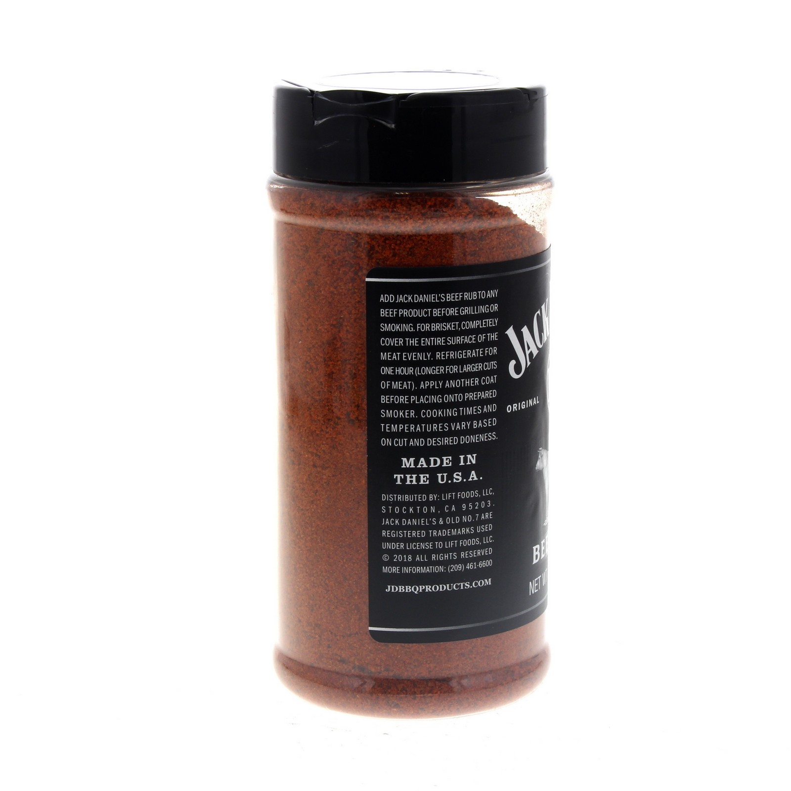 Jack Daniels BBQ Rub Beef 9oz Premium Gluten Free Barbecue Cooking