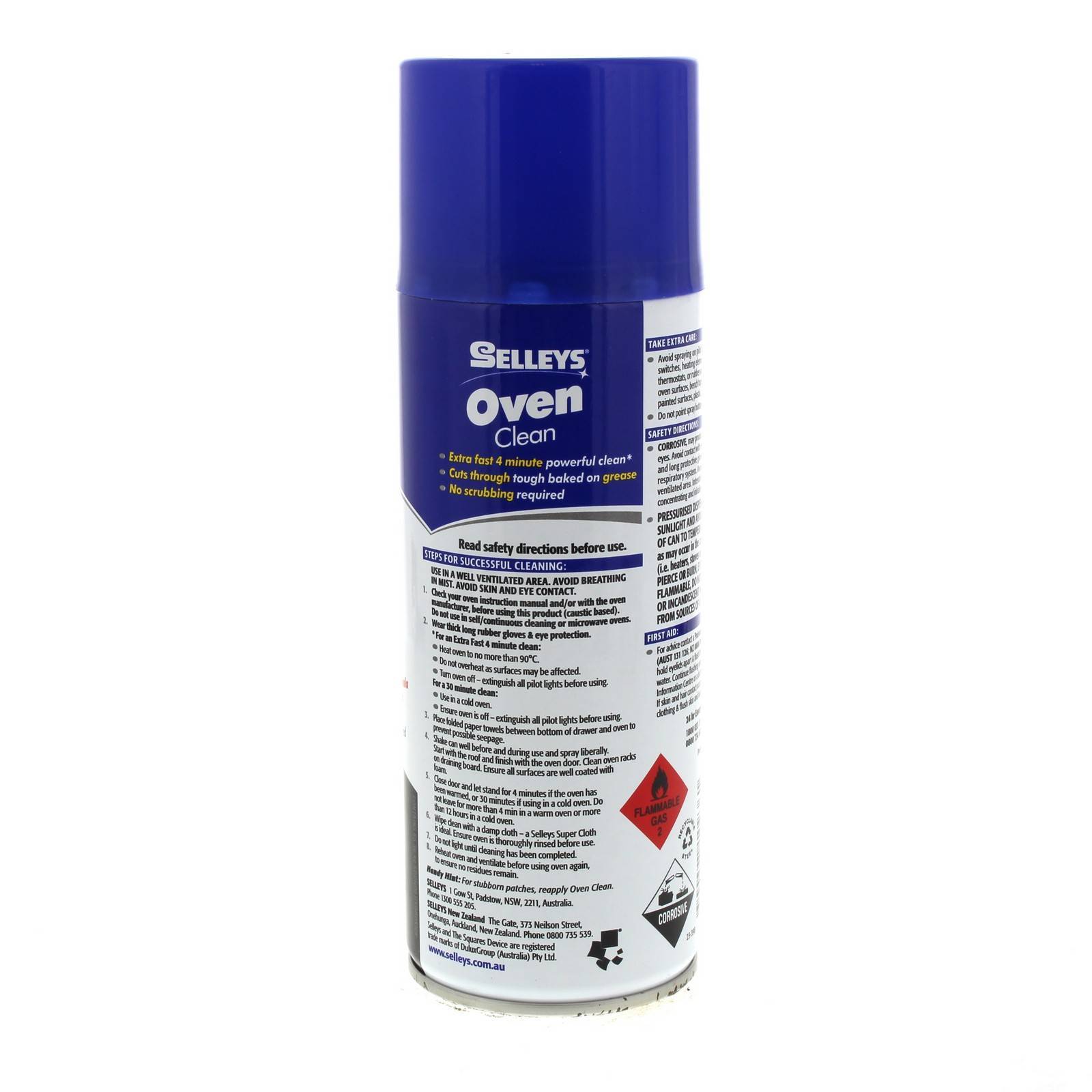 Cleaner Oven Fast Action 4 Minute Power Clean Aerosol Spray Can 350g