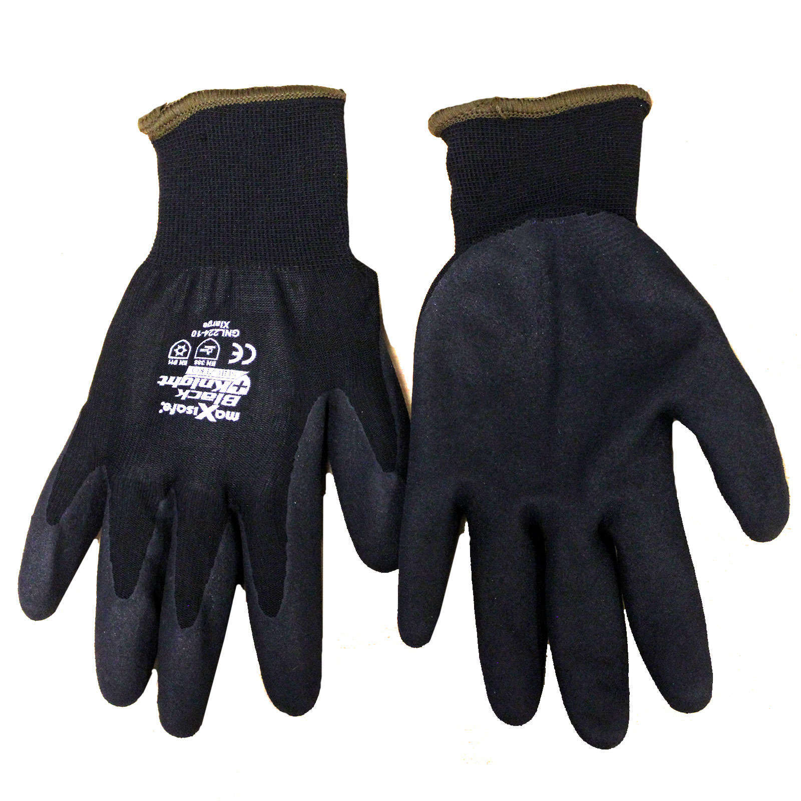 Black Knight Sub Zero Thermal Gloves XXLarge Pair Safety Wool Lined