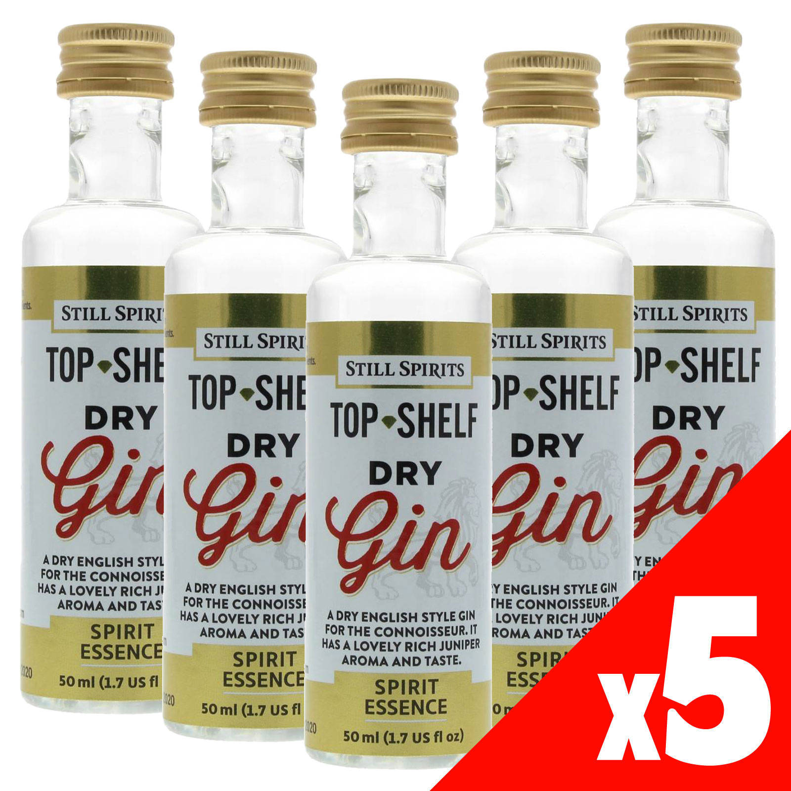 Still Spirits Top Shelf DRY ENGLISH GIN Essence x5 50ml Spirit Making Home Brew 603981400038 eBay