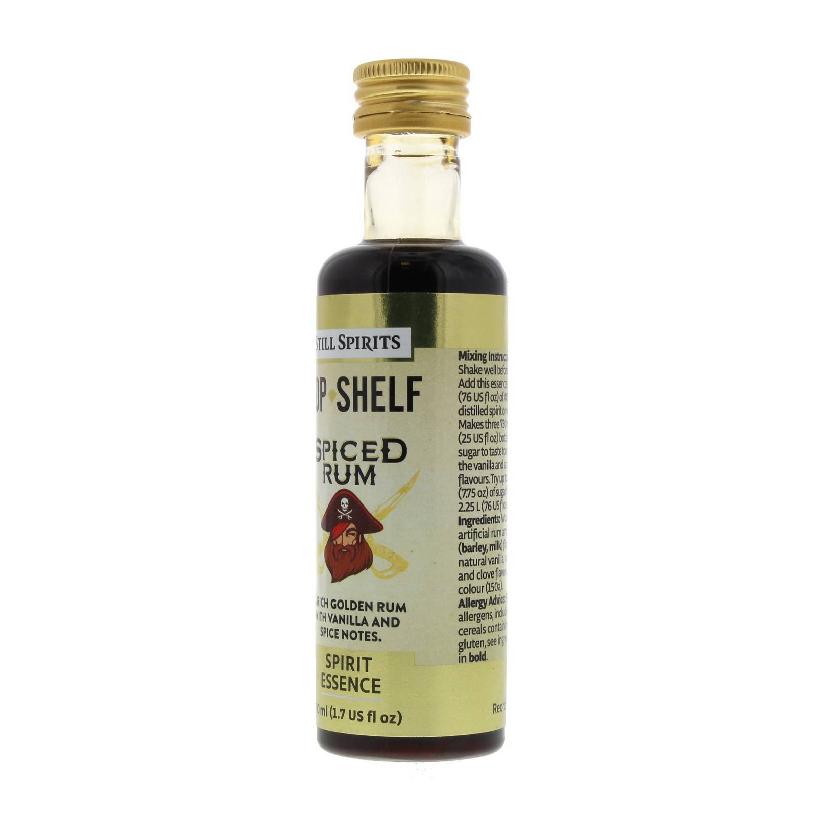 Still Spirits Top Shelf SPICED RUM Essence 50ml Spirit Making Home Brew