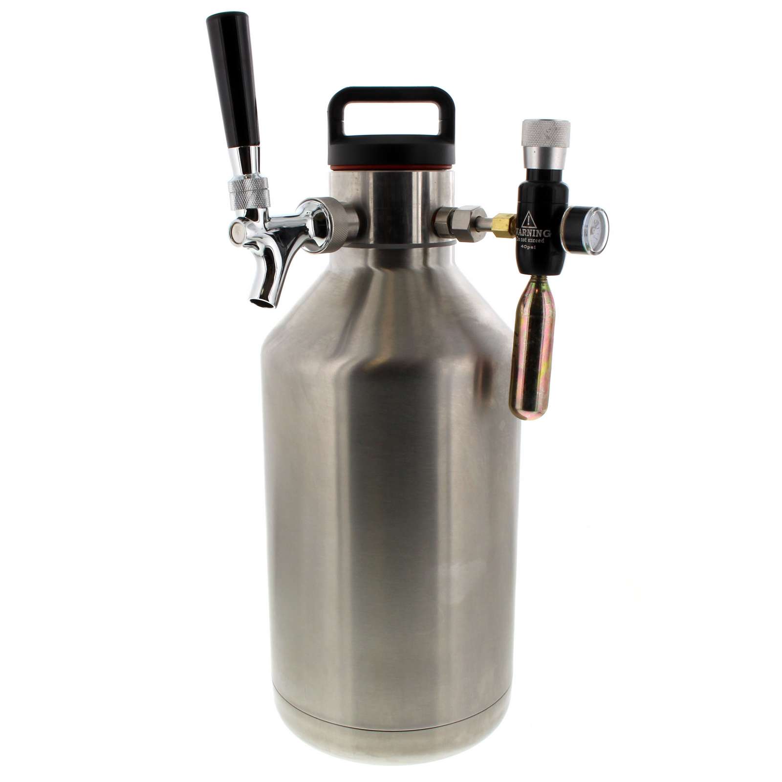 The Yeti Growler Stainless Steel 4 Litre All In One Complete Kit Home