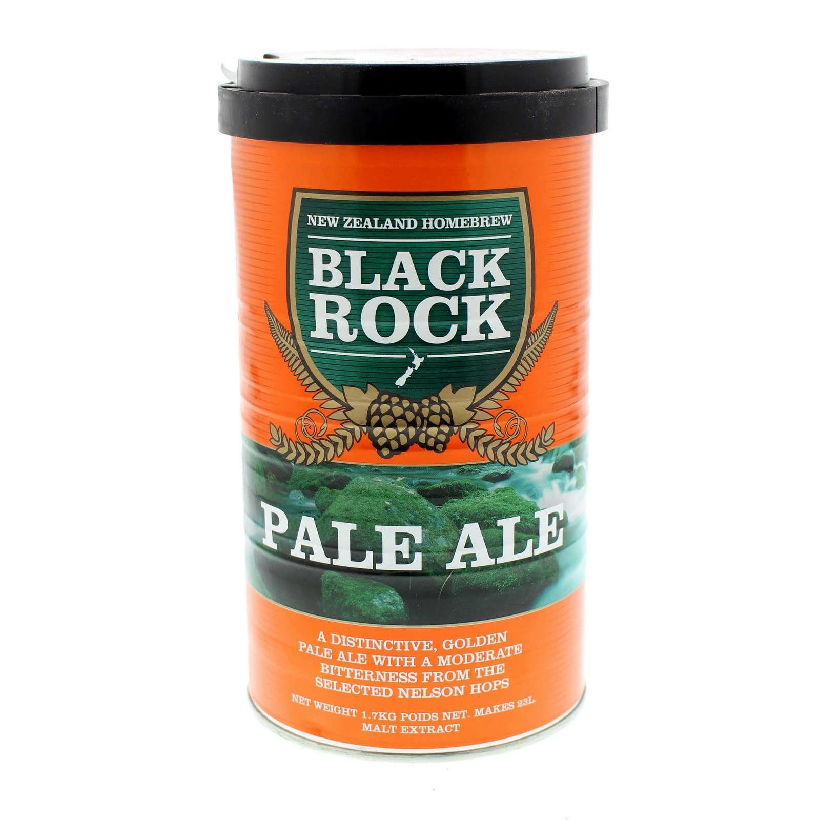 Black Rock Pale Ale Ingredient Can Home Brew Beer Hops Golden