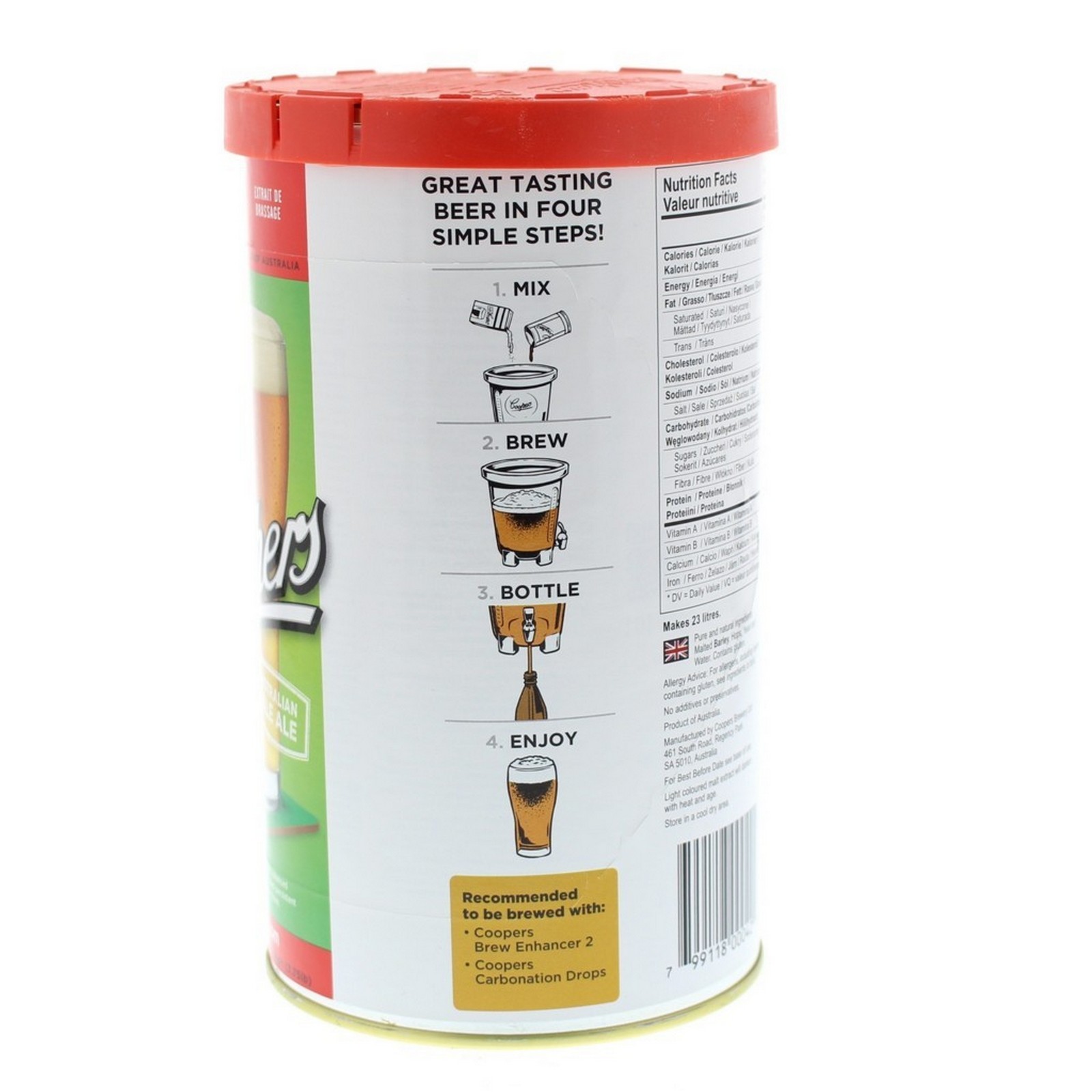 Coopers International Series Australian Pale Ale Ingredient Can Home Brew