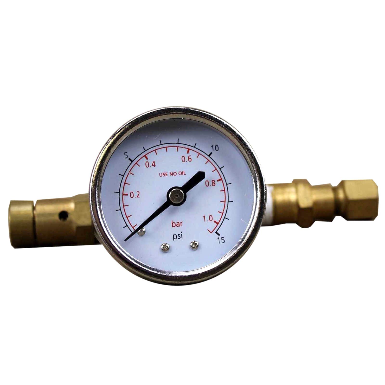 Adjustable Pressure Relief Valve with Gauge Home Brew Filter One Keg To