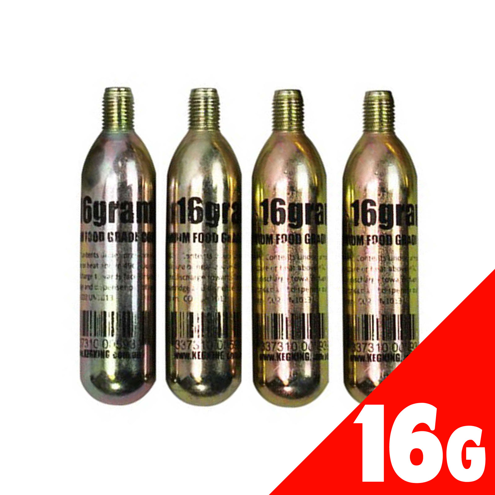 4 x 16g CO2 Bottles Refill Suit Premium Regulated CO2 Charger Home Brew