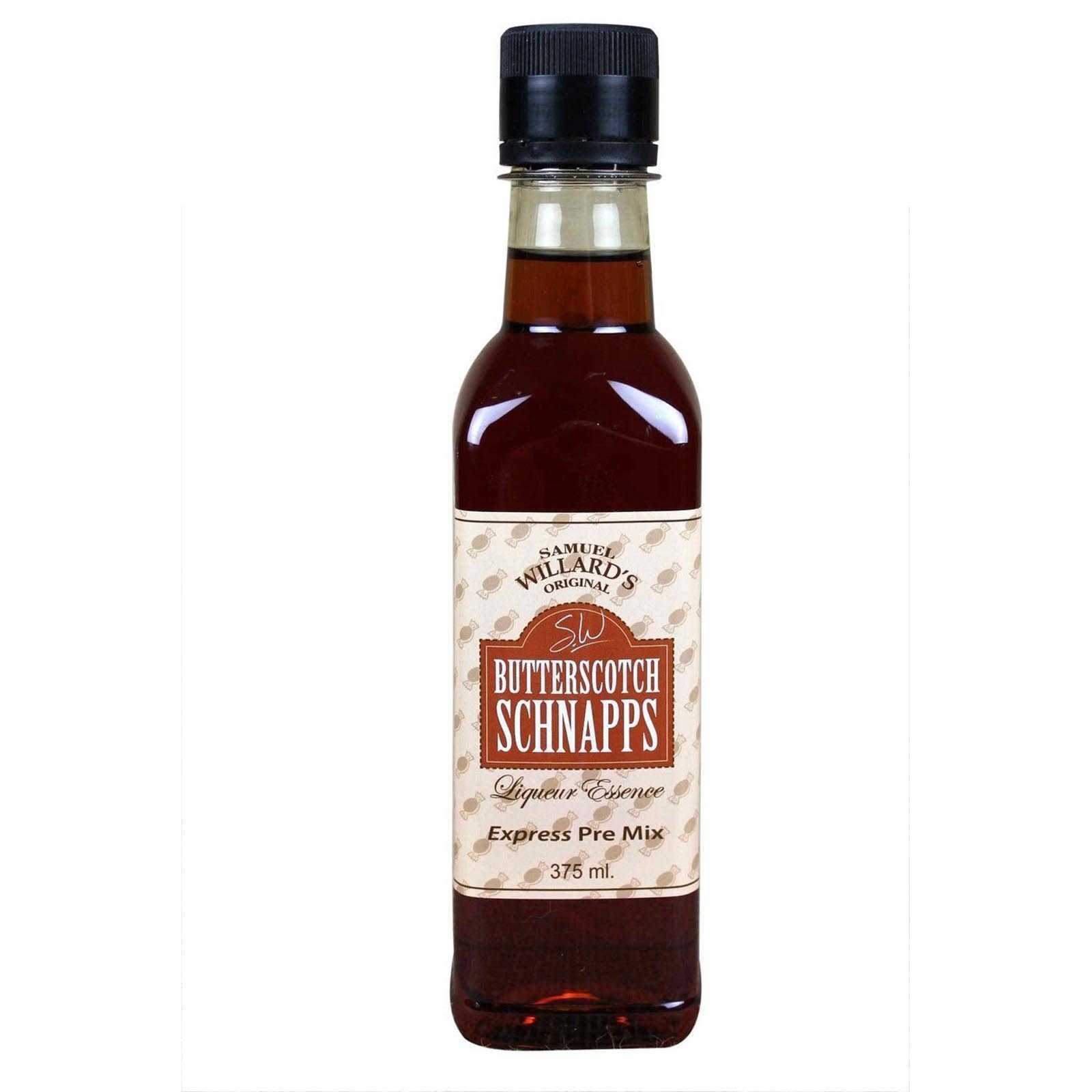 Samuel Willards PreMix Butterscotch Schnapps Liqueur 375ml Home Brew