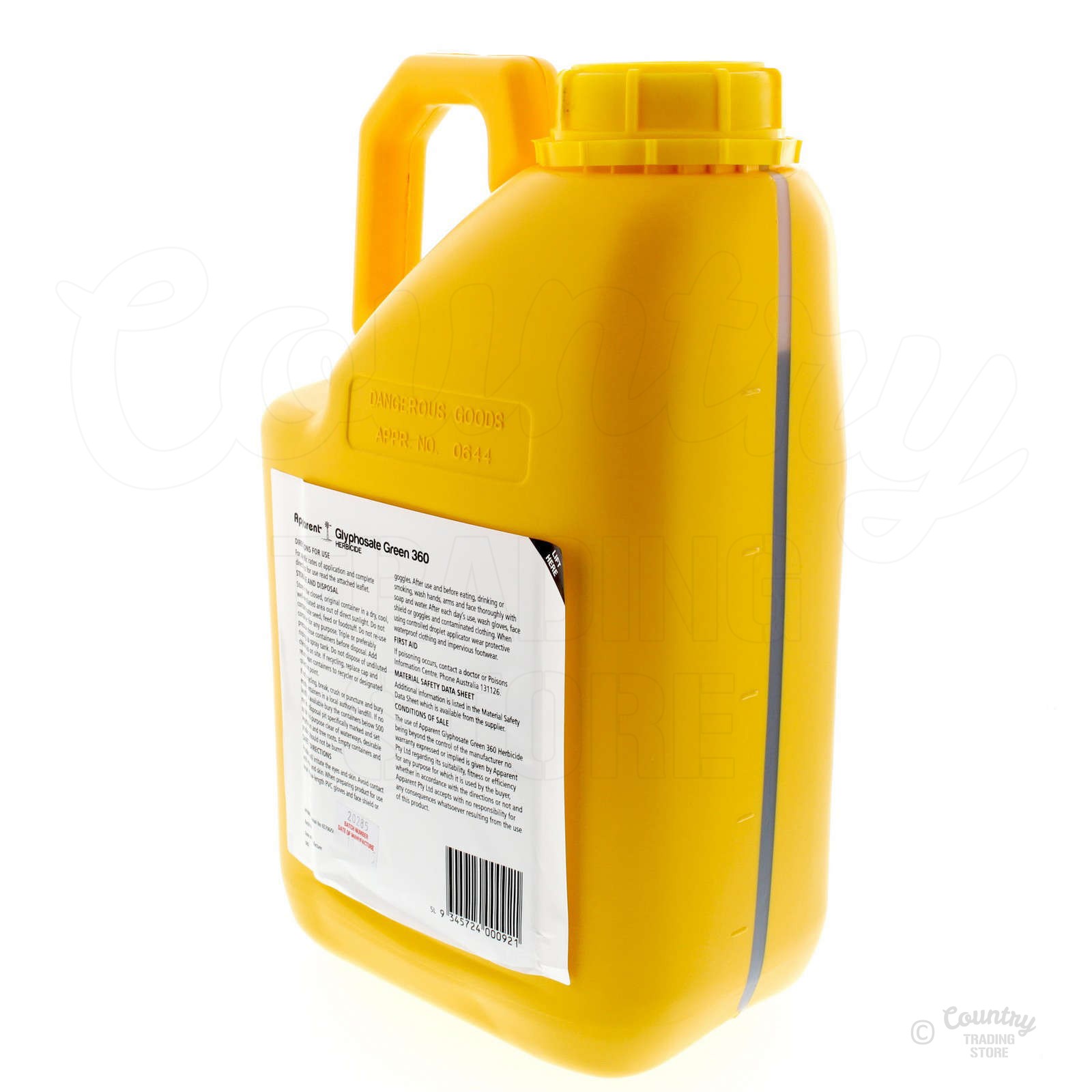 Glyphosate 360 Herbicide 5L Green Apparent 5 Litre (Equivalent Roundup 360) 713541101142 eBay Glyphosate 360 Herbicide 5L Green Apparent 5 Litre (Equivalent Roundup 360) 713541101142 eBay