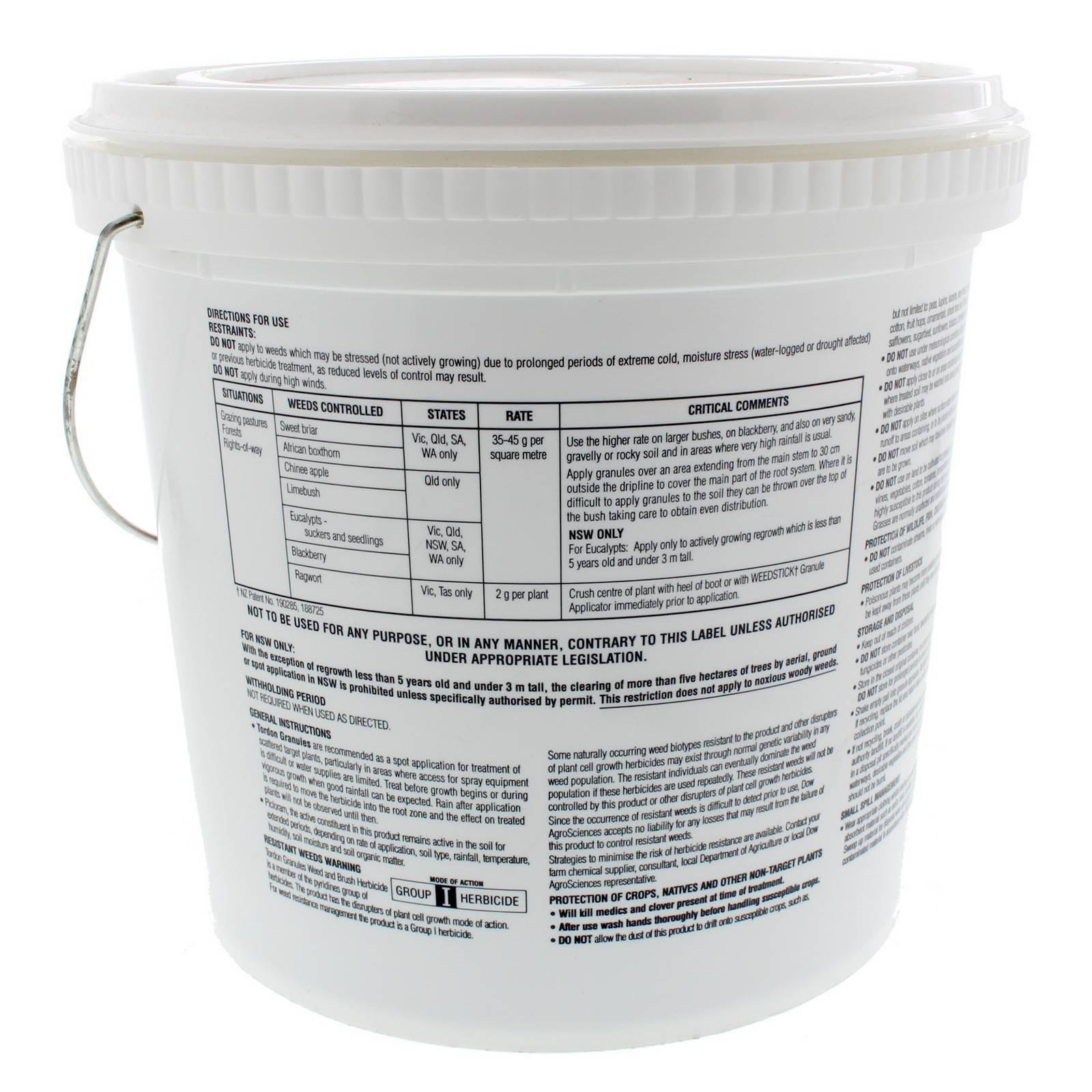 Tordon Granules 20g/kg Picloram Broadleaf Weed Brush Killer Dow 5kg