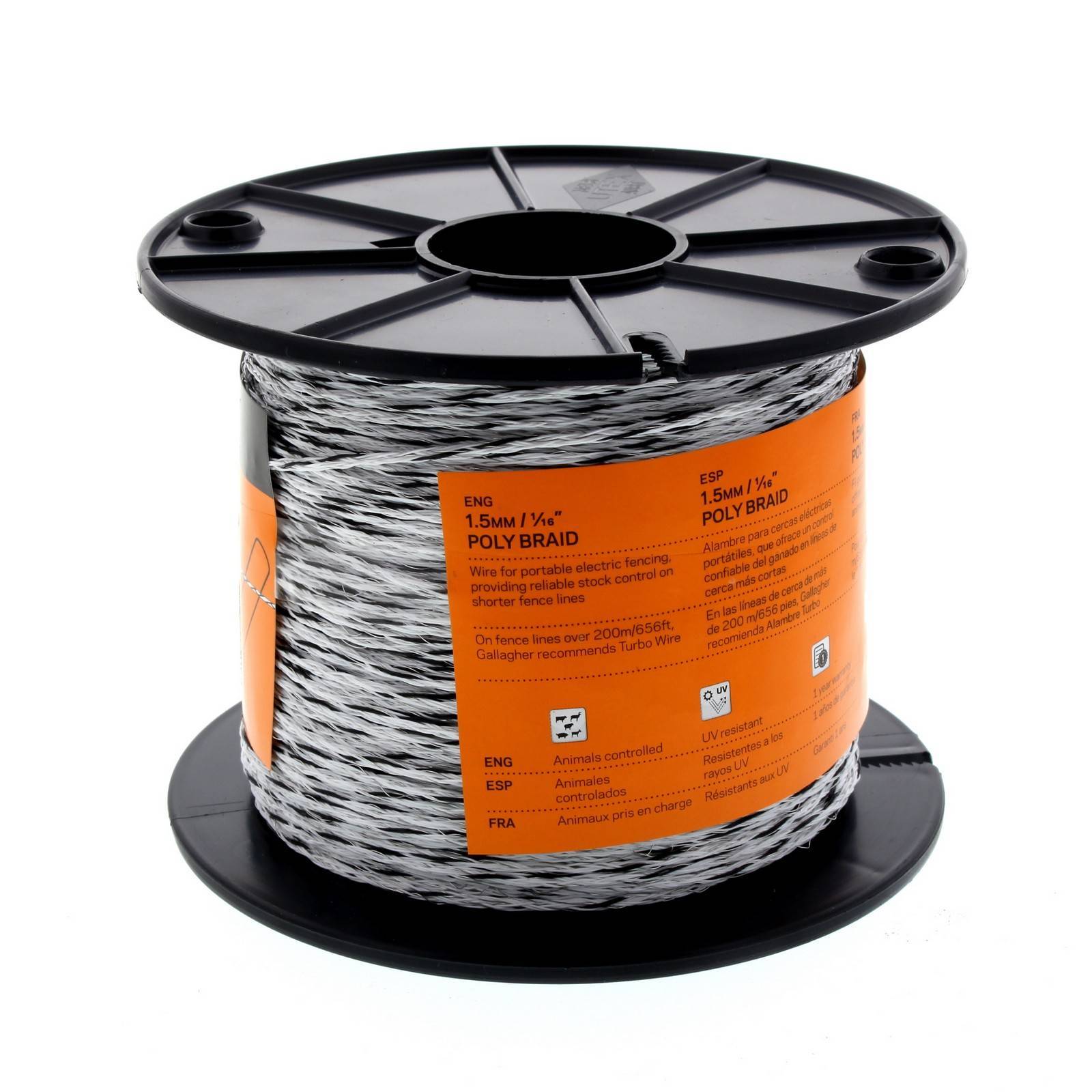 Poly Braid 6 Strand 200m (656 ft) Electric Fencing G62104 Gallagher eBay