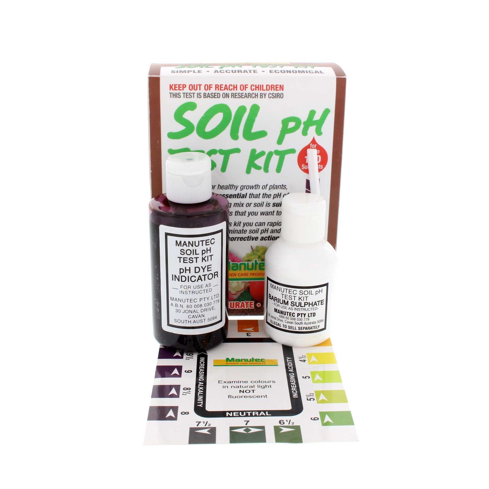 Soil Ph Test Kit Manutec Simple Instant Economical Kit To Rapidly Test