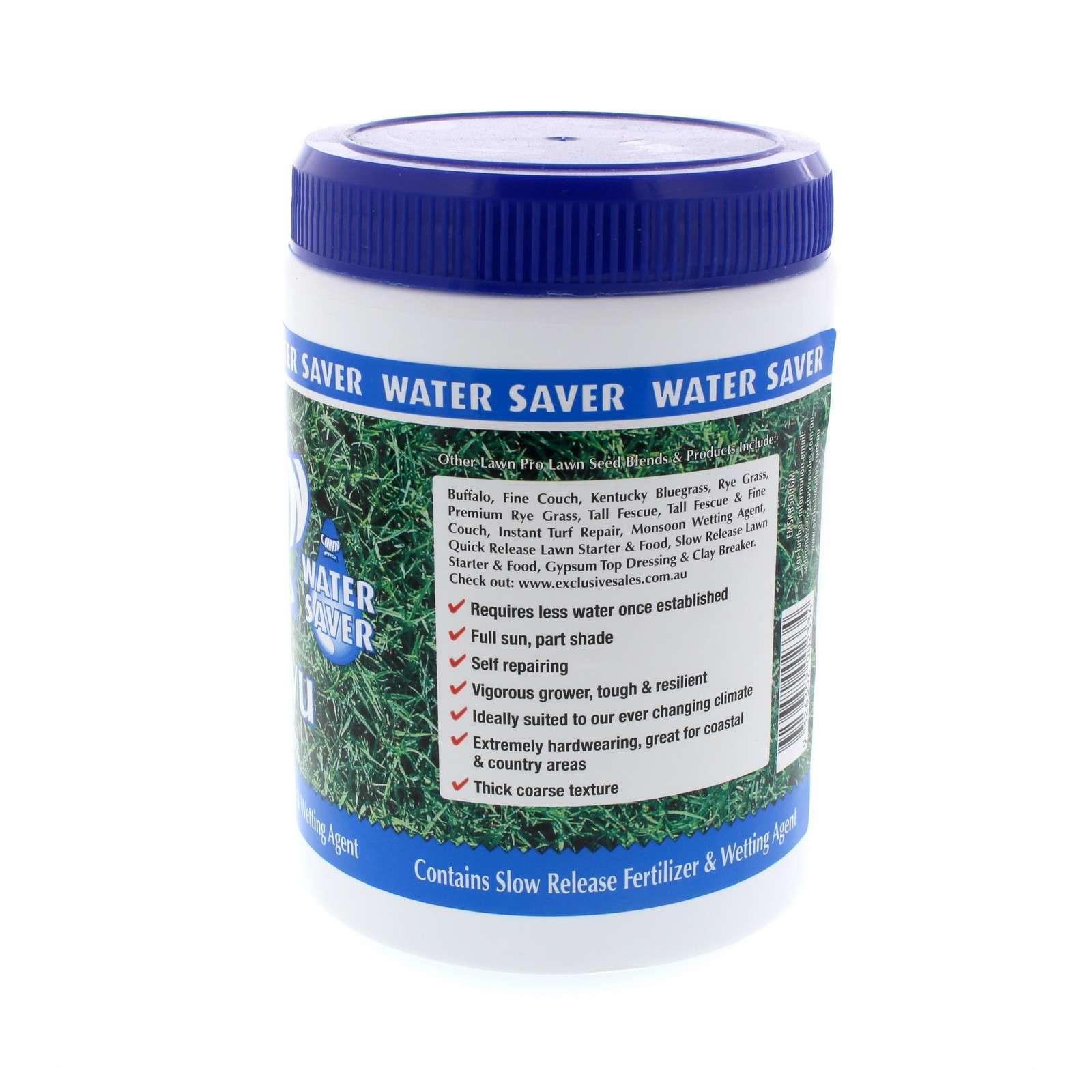 Grass Seed Fine Kikuyu Blend Contains Slow Release Fertiliser 500g Lawn