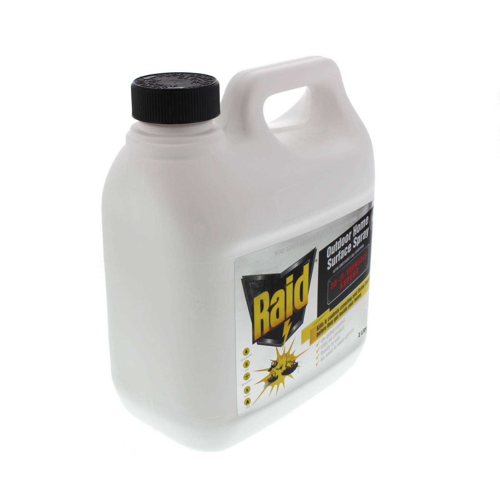 Raid Outdoor Home Surface Spray 2L Kills Cockroaches Ants Mosquitoes
