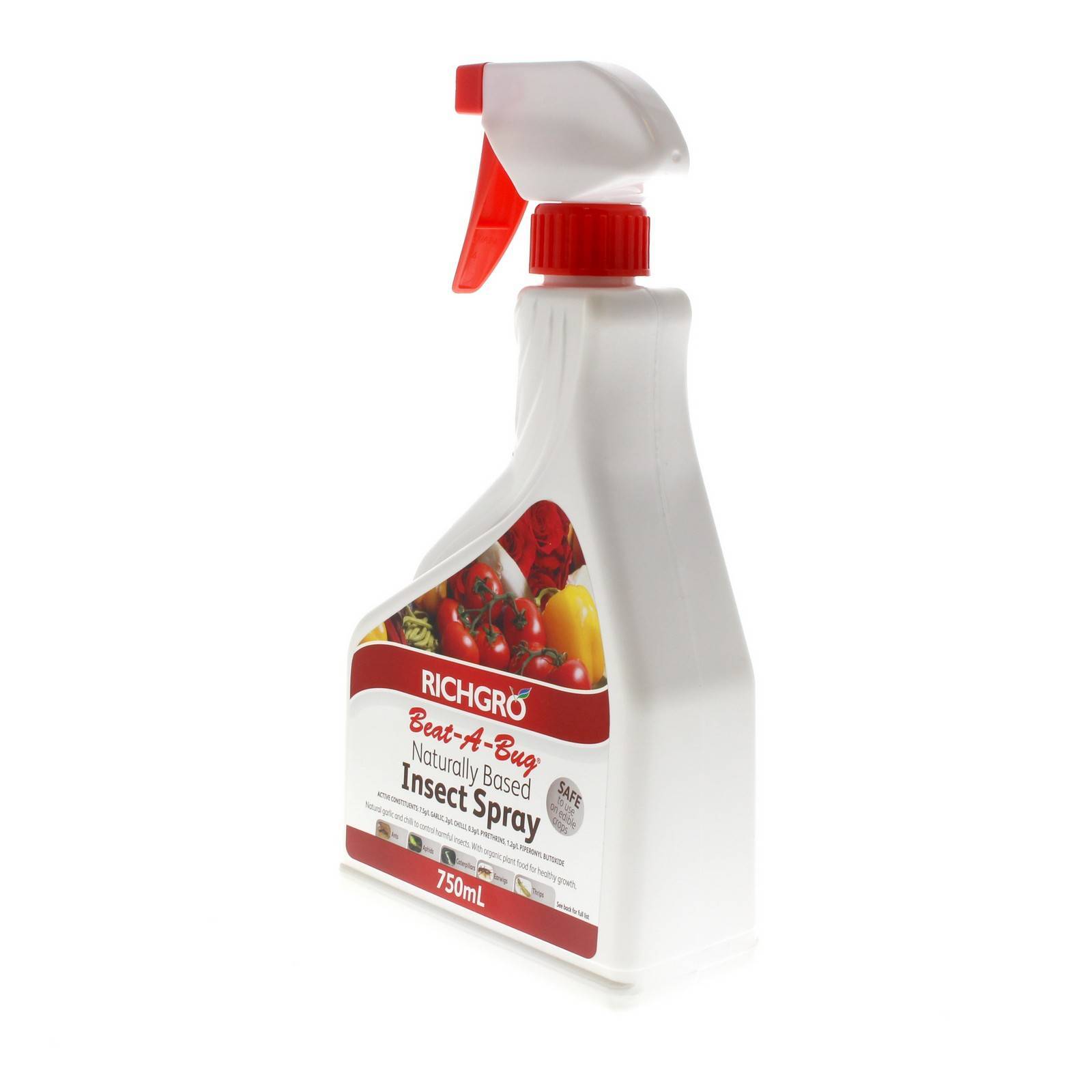 Beat A Bug RTU 750ml Natural Garlic Chilli Organic Plant Food Safe For