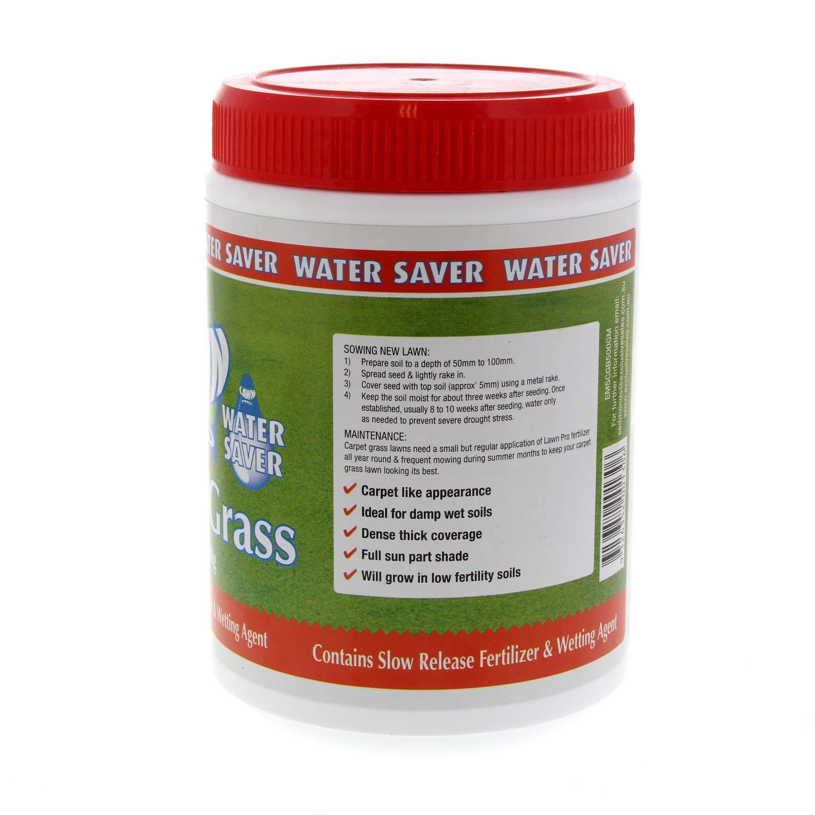 Lawn Pro Carpet Grass Blend Grass Seed 500Gm EMS Garden Premium Quality