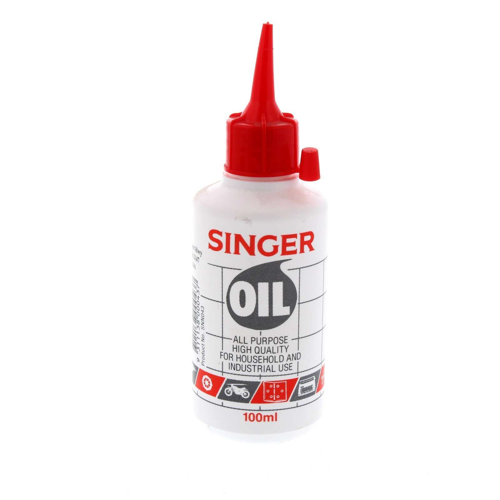 Singer Oil High Quality Lubricant 100ml Singer Lubricating Hinge