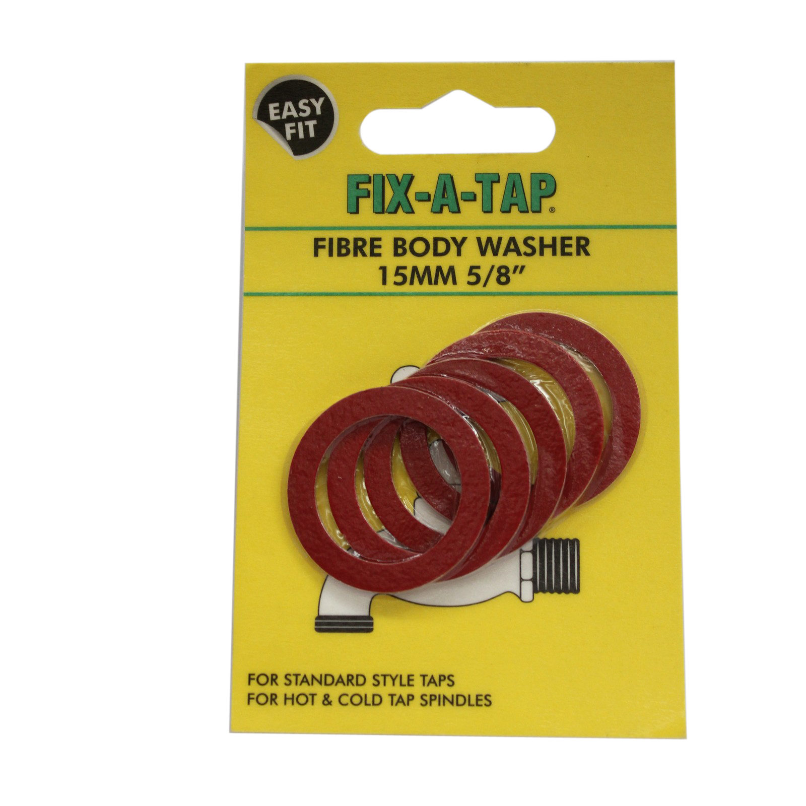 FixATap Fibre Body Washer 15mm 5/8 Inch For Standard Hot and Cold