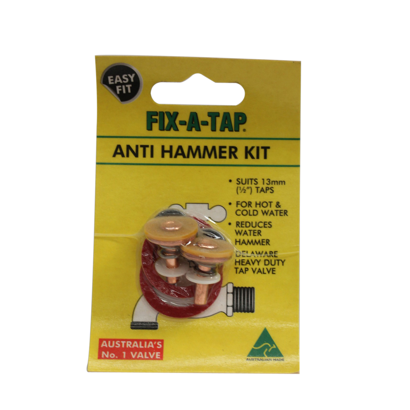 FixATap Anti Hammer Kit Suits 1/2 Inch 13mm Reduces Water Hammer