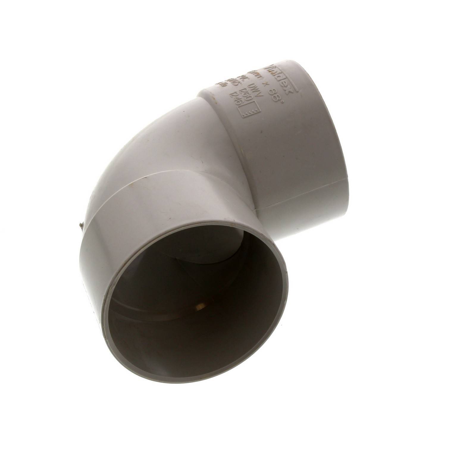 Vinidex Stormwater Bend DWV Plain 65mm x 88 Degree Repair Fitting PVC