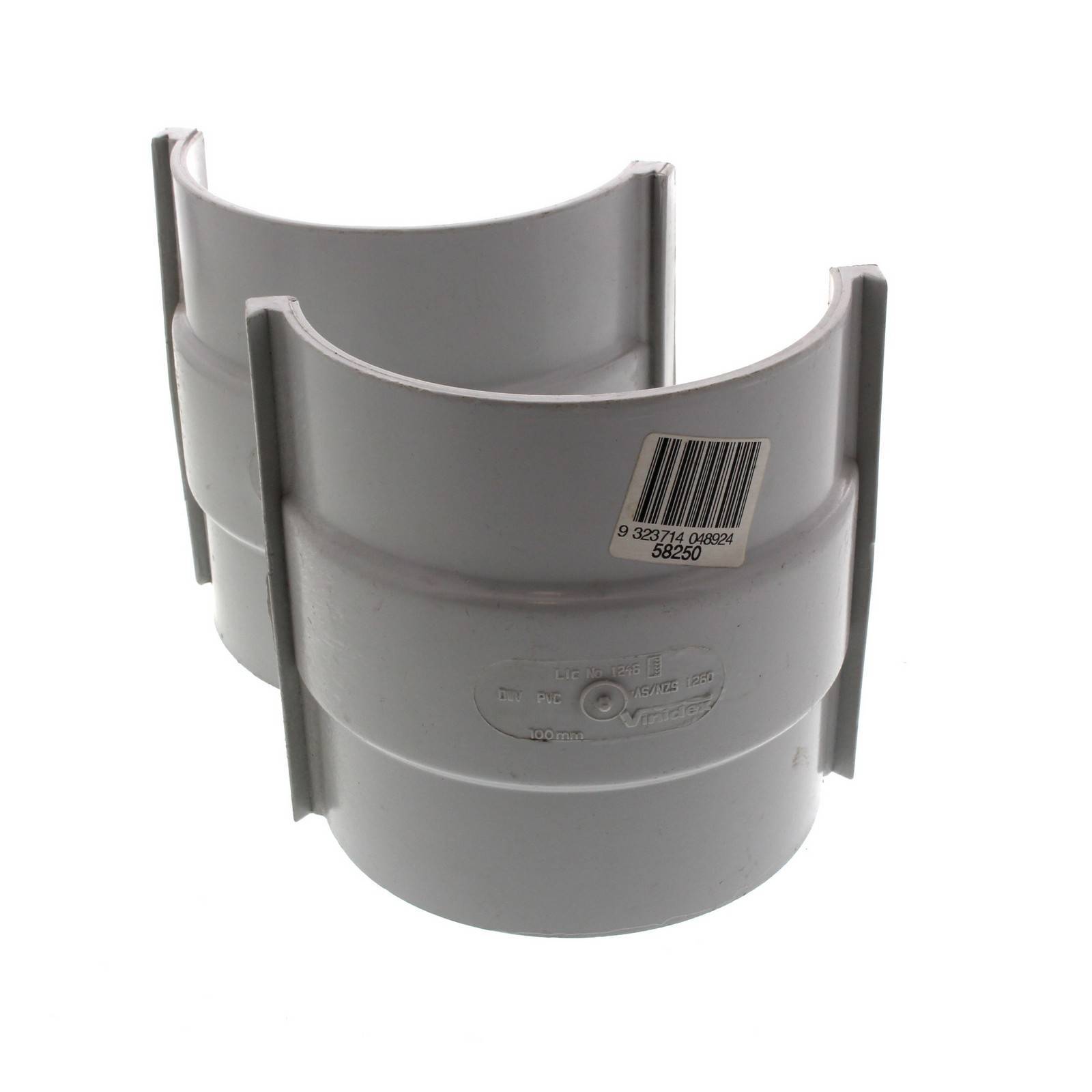 Vinidex Stormwater Repair Coupling DWV 100mm Repair Fitting PVC