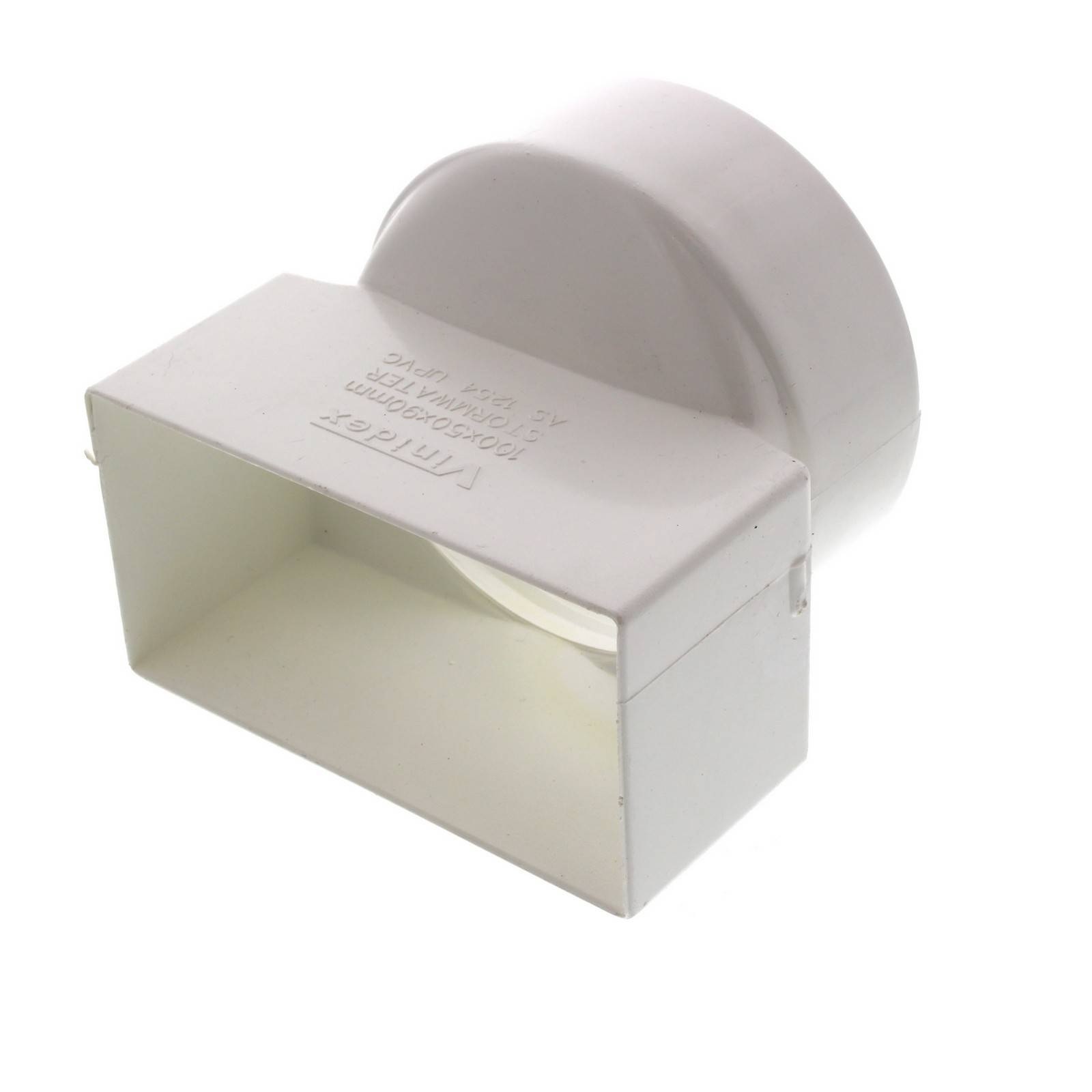 Stormwater Downpipe Adapter 100 x 50 x 90mm Repair Fitting PVC