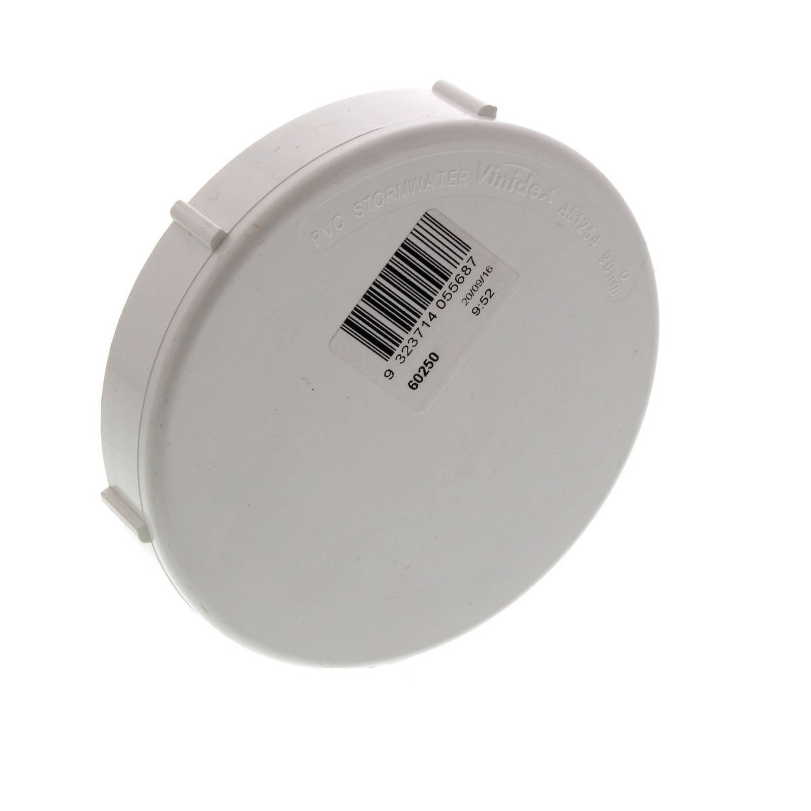 Stormwater Cap 90mm Threaded Repair Fitting PVC Irrigation Pipe DWV