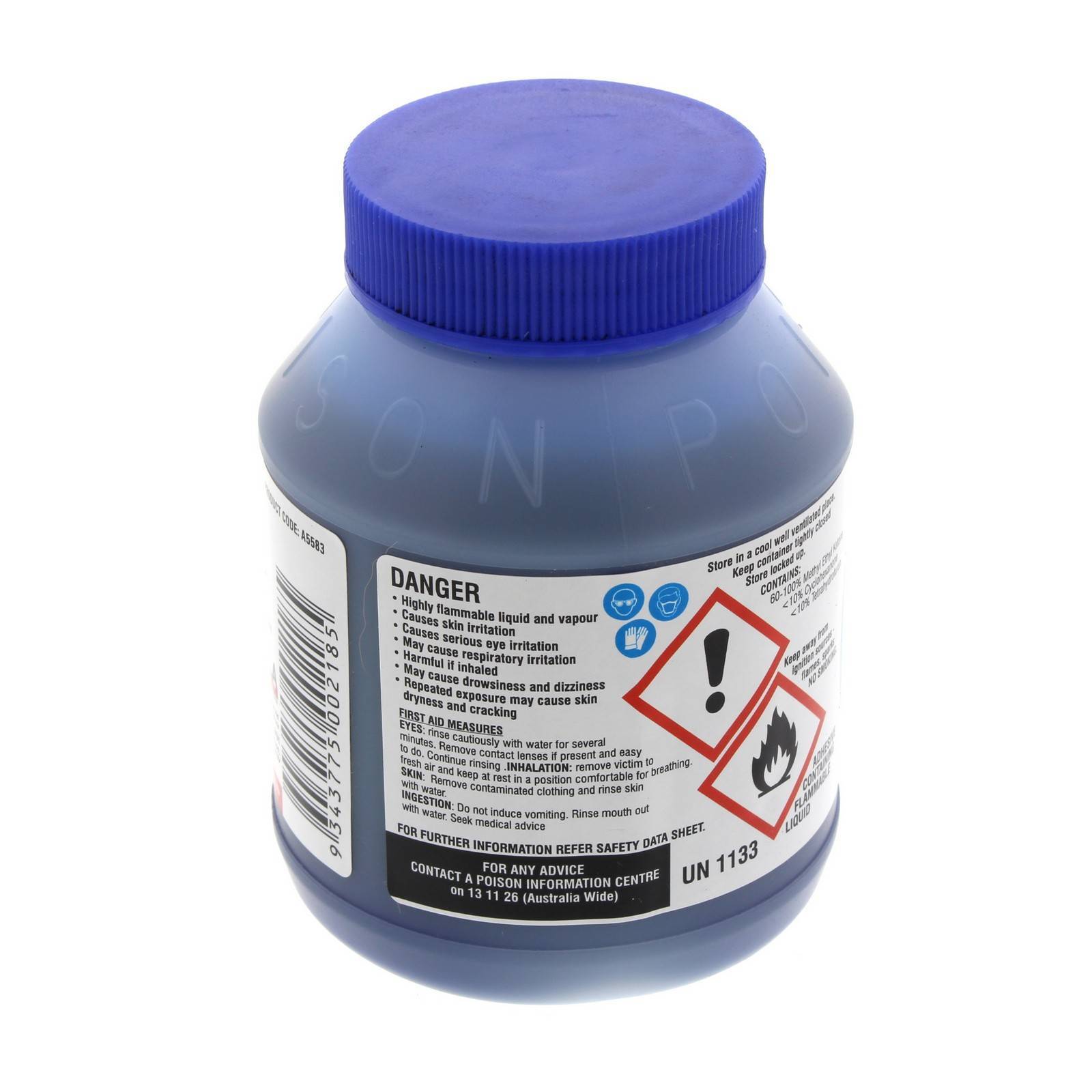Stormwater Cement PVC Non Pressure Blue 250ml Fitting Glue Repair