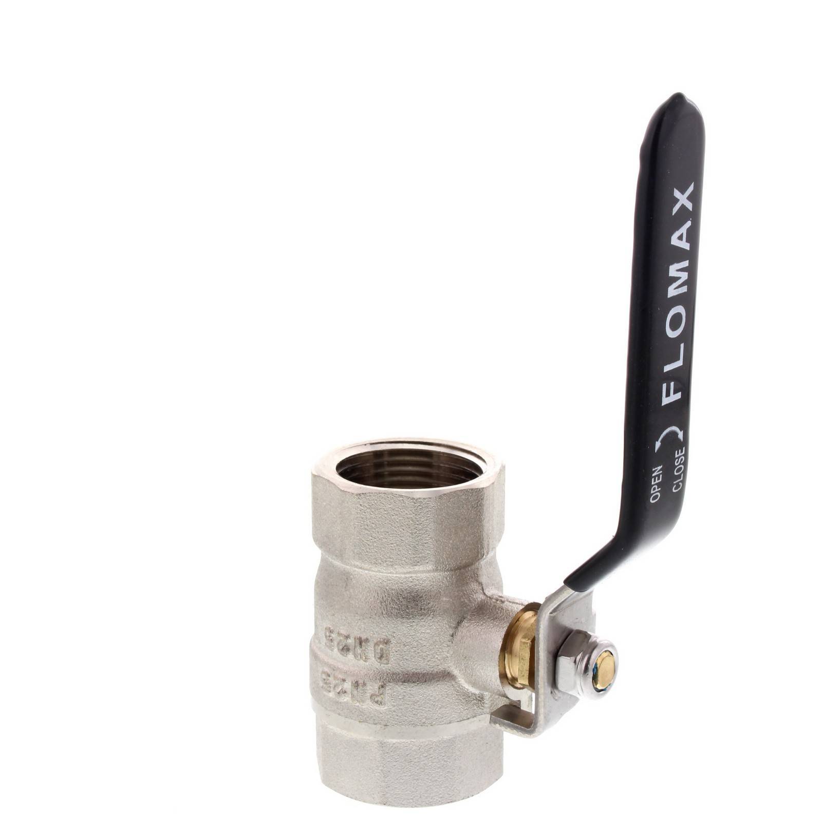 Ball Valve 1 Inch (25mm) Brass Fitting Flomax Plumbing Water Irrigation