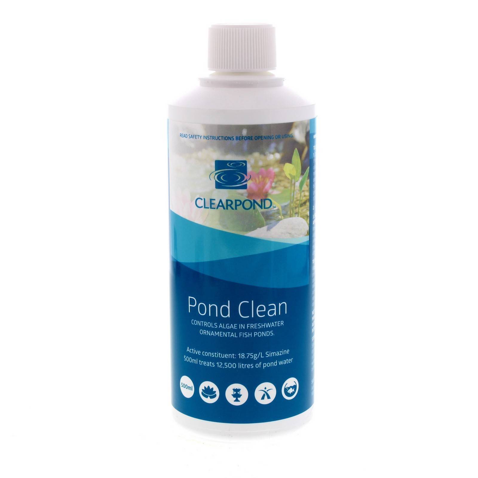 Pond Clean Algaecide 500ml Clearpond Safe For Fish & Aquatic Plants