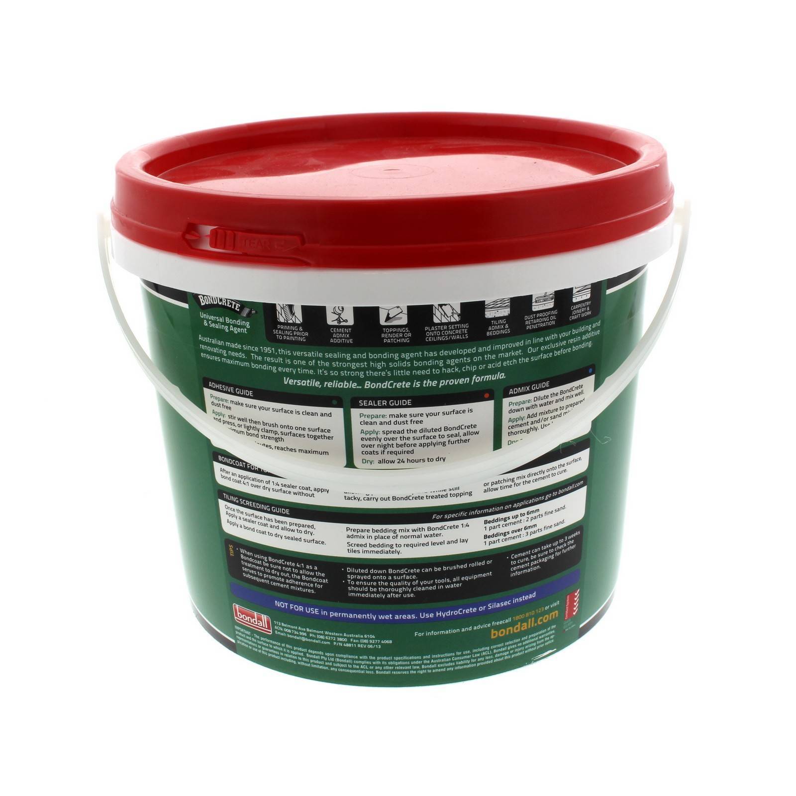 Bondcrete Universal Bonding Agent 2L Maximum Bonding Resin Tiling