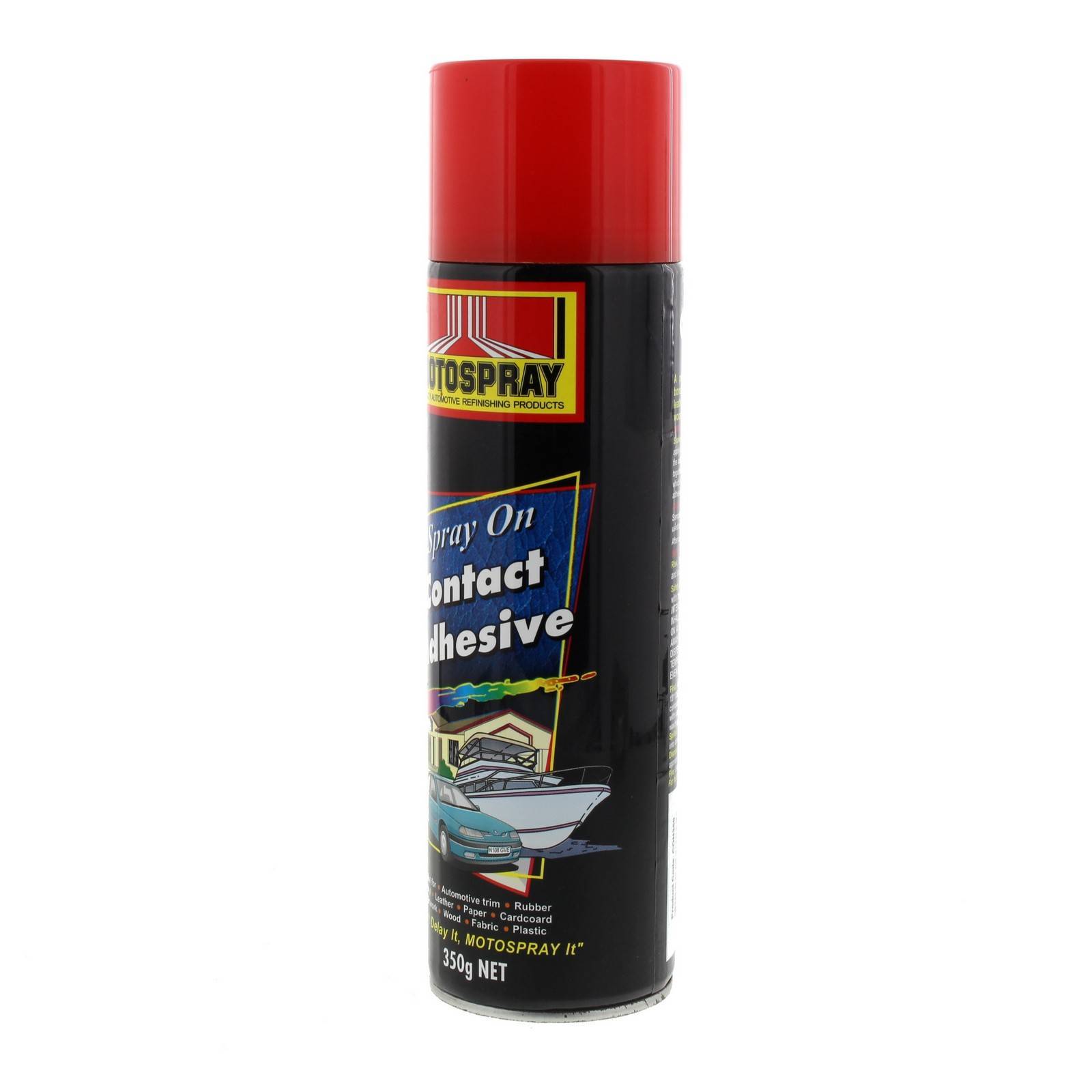 Contact Adhesive Spray Can 350g Motospray Automotive Marine Craft Fast Cure eBay