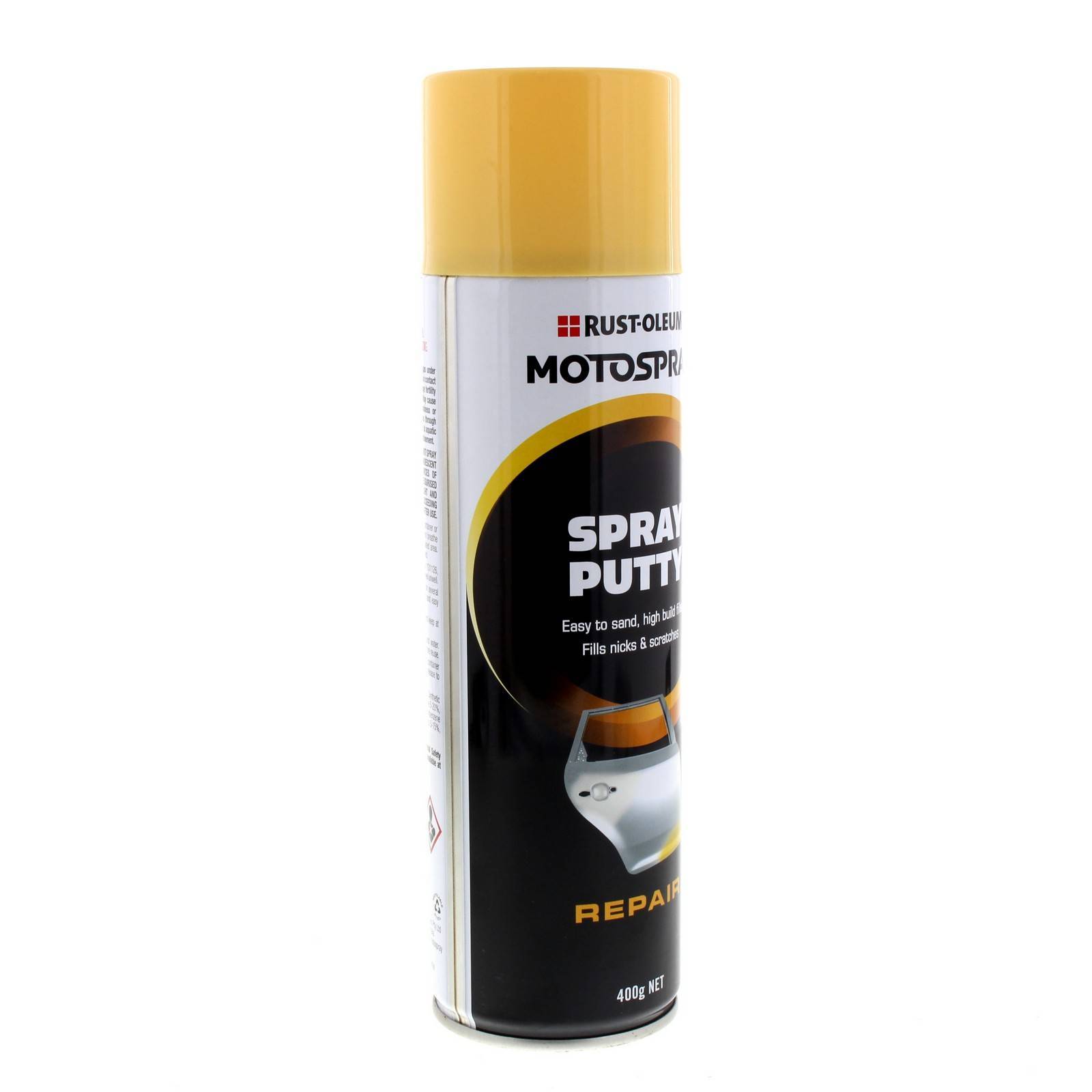 High Build Repair Spray Putty Spray Can 400g Motospray Repair Nicks