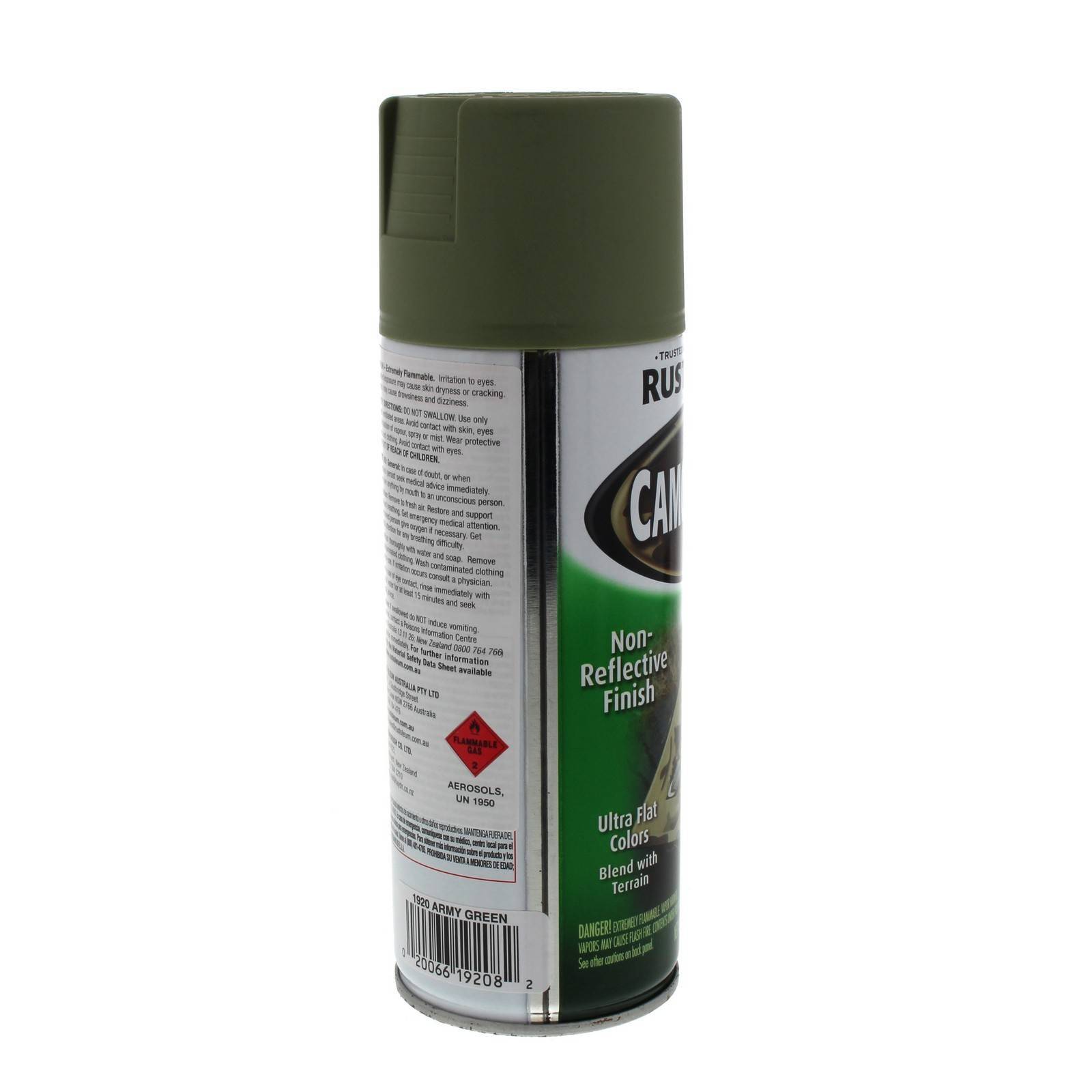 Camouflage ARMY GREEN NonReflective UltraFlat Finish Camo 340g