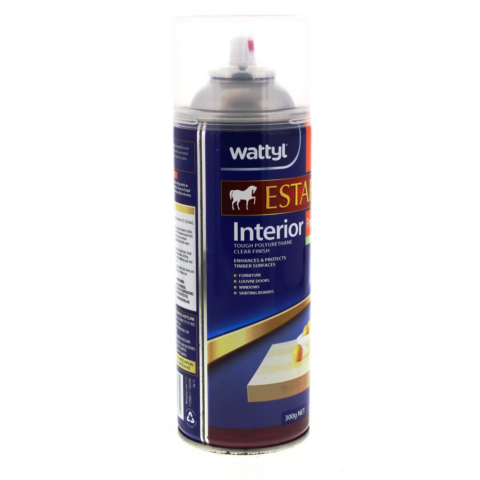 Estapol Aerosol Satin Interior Spray Paint 300g Wattyl Honey Toned