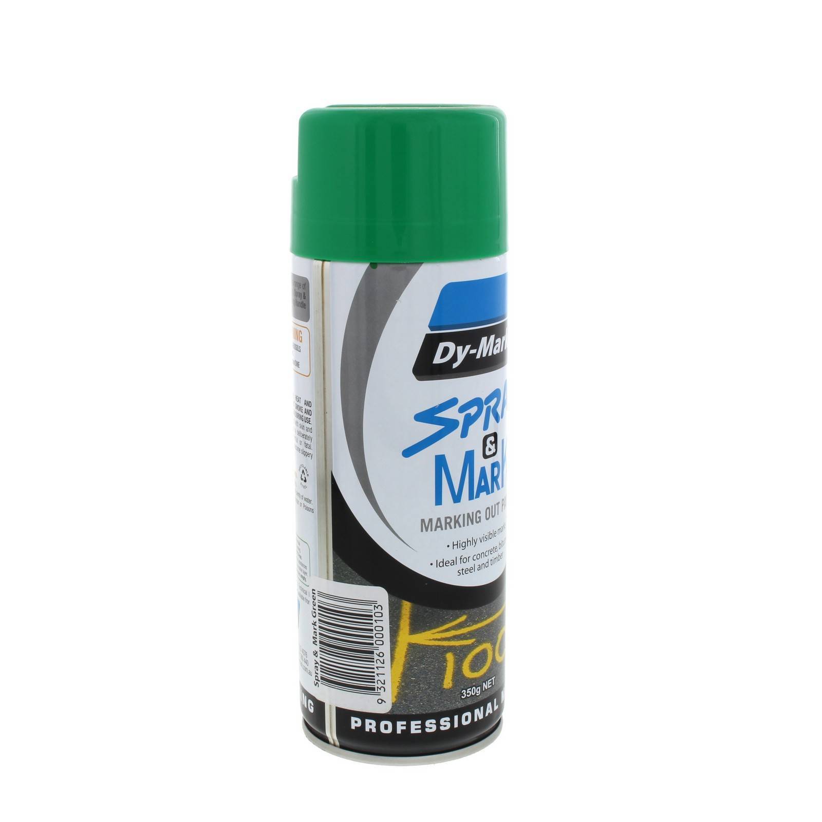 Spray & Mark Line Marking Paint Green TolueneFree Formula Paint 350g