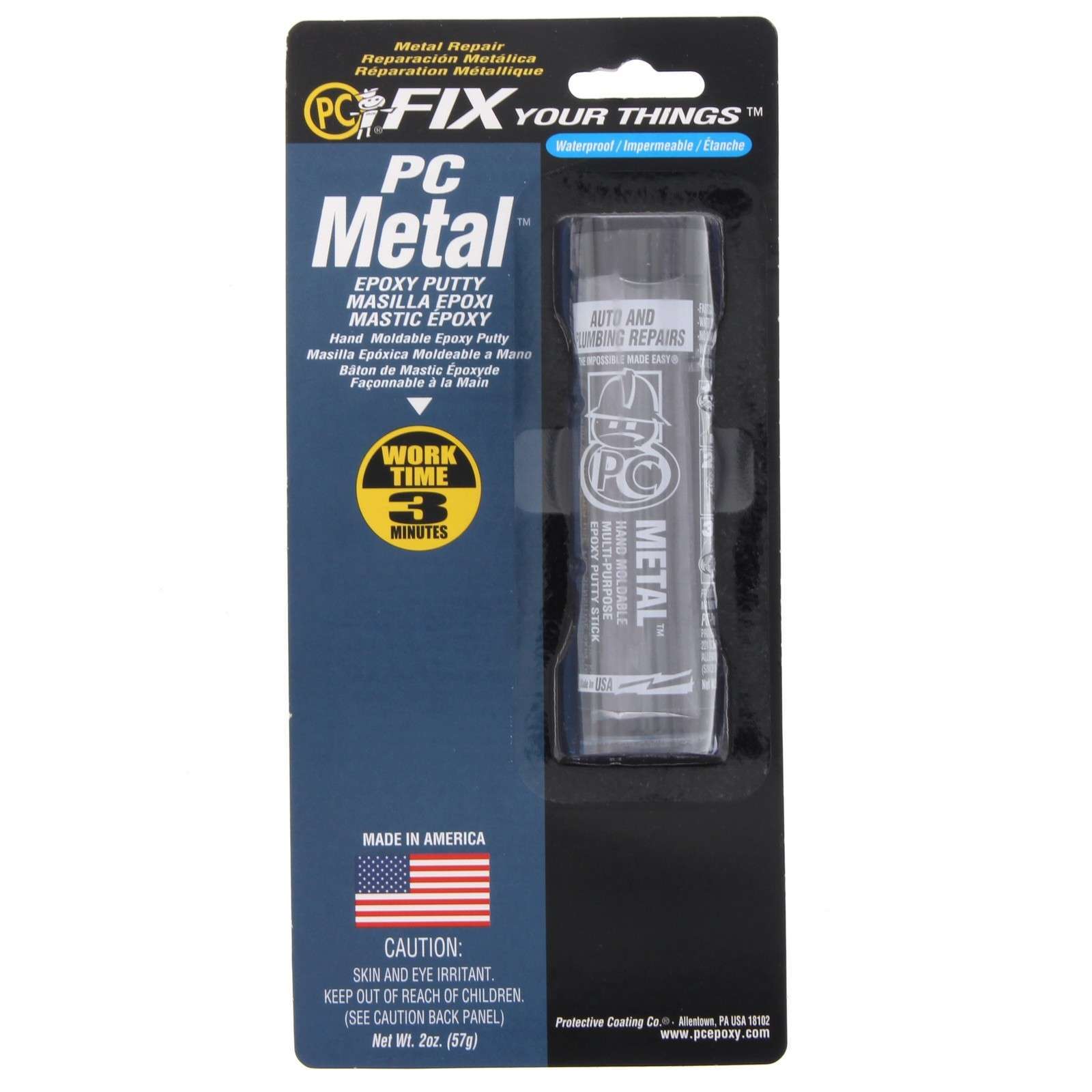 PC Metal Epoxy Putty Hand Moldable Waterproof 3 Minute Work Time PC Fix 57g eBay