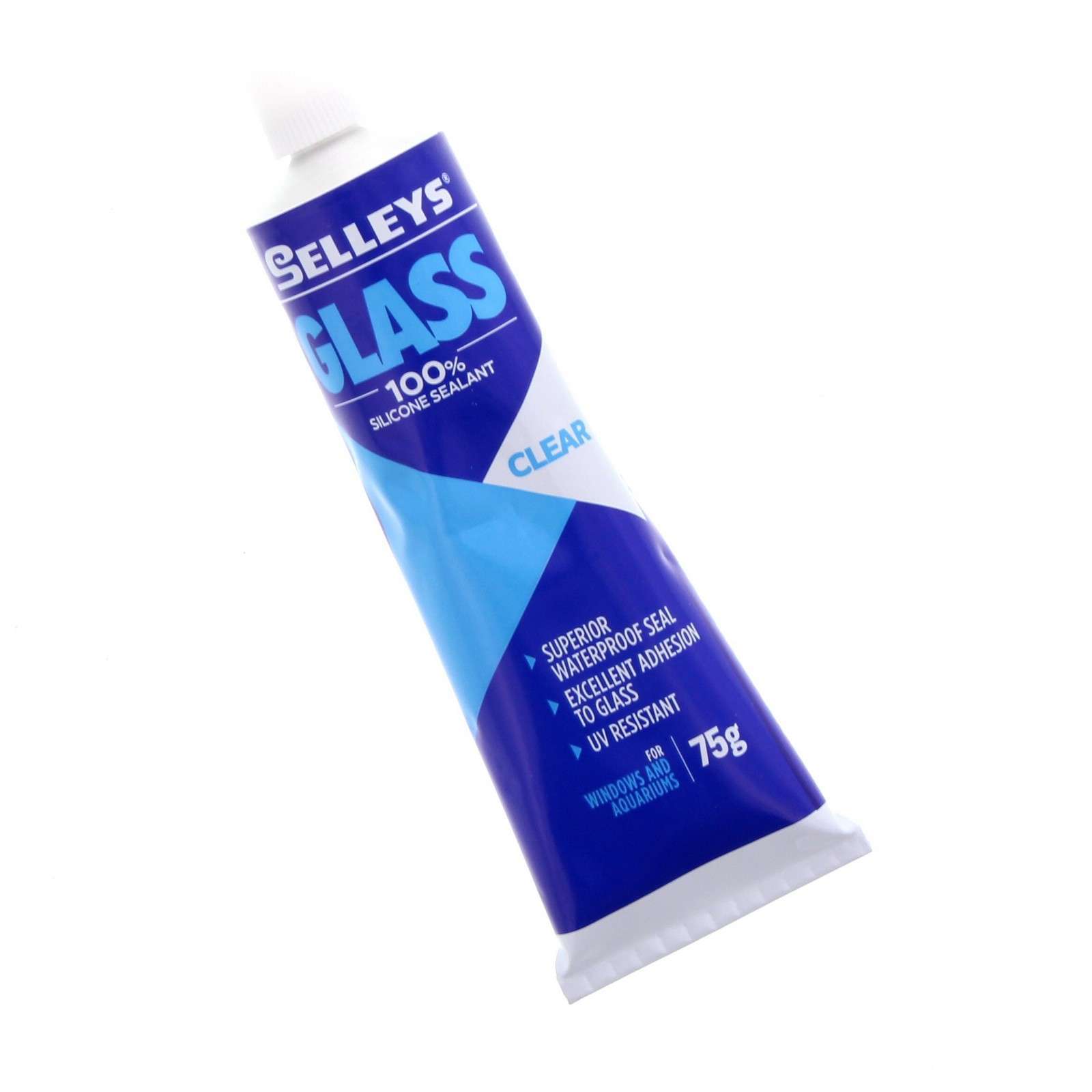 Glass 100 Silicone Sealant Windows and Aquariums Clear Selleys 75g