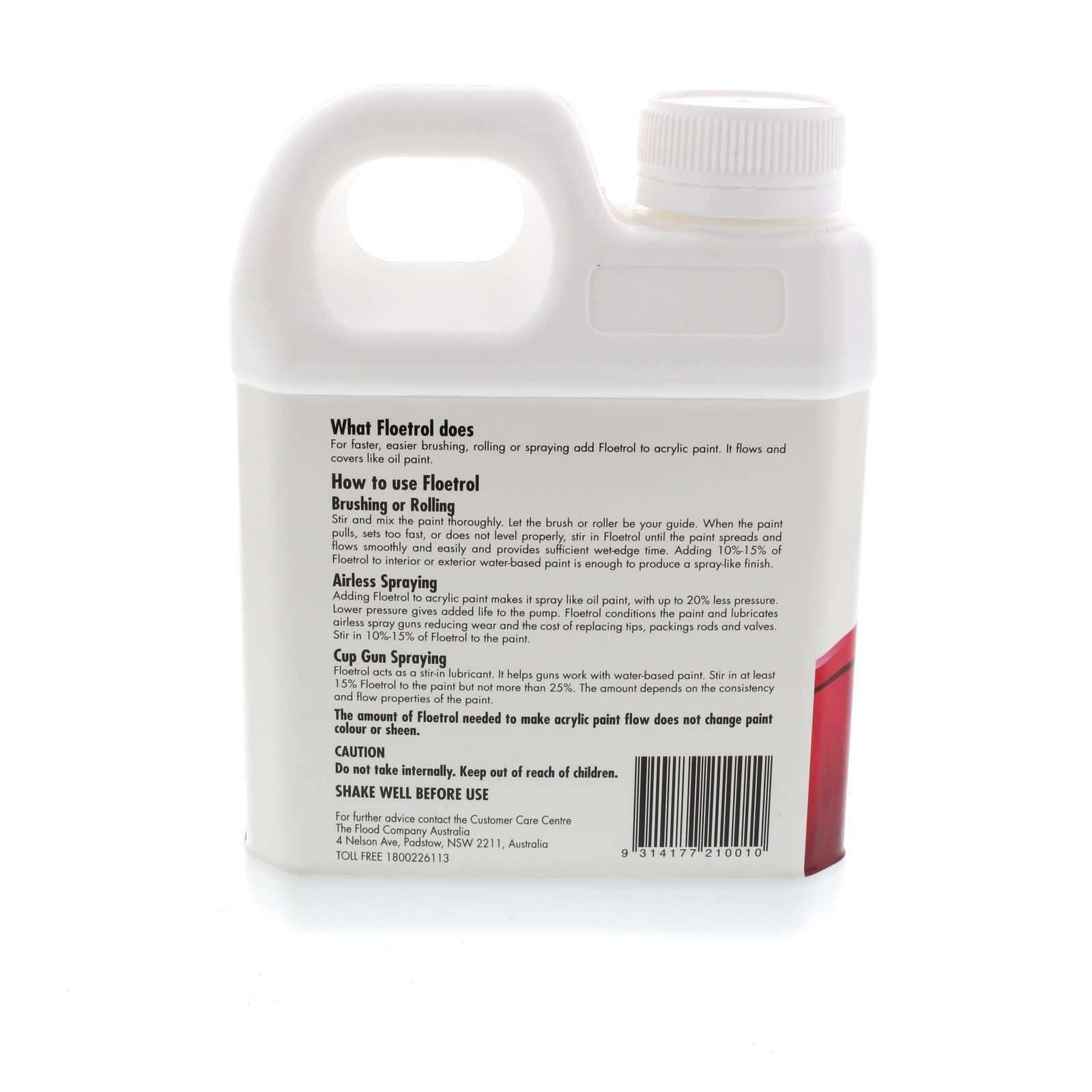 Flood Company Floetrol Acrylic Paint & Stain Conditioner Keeps Paint