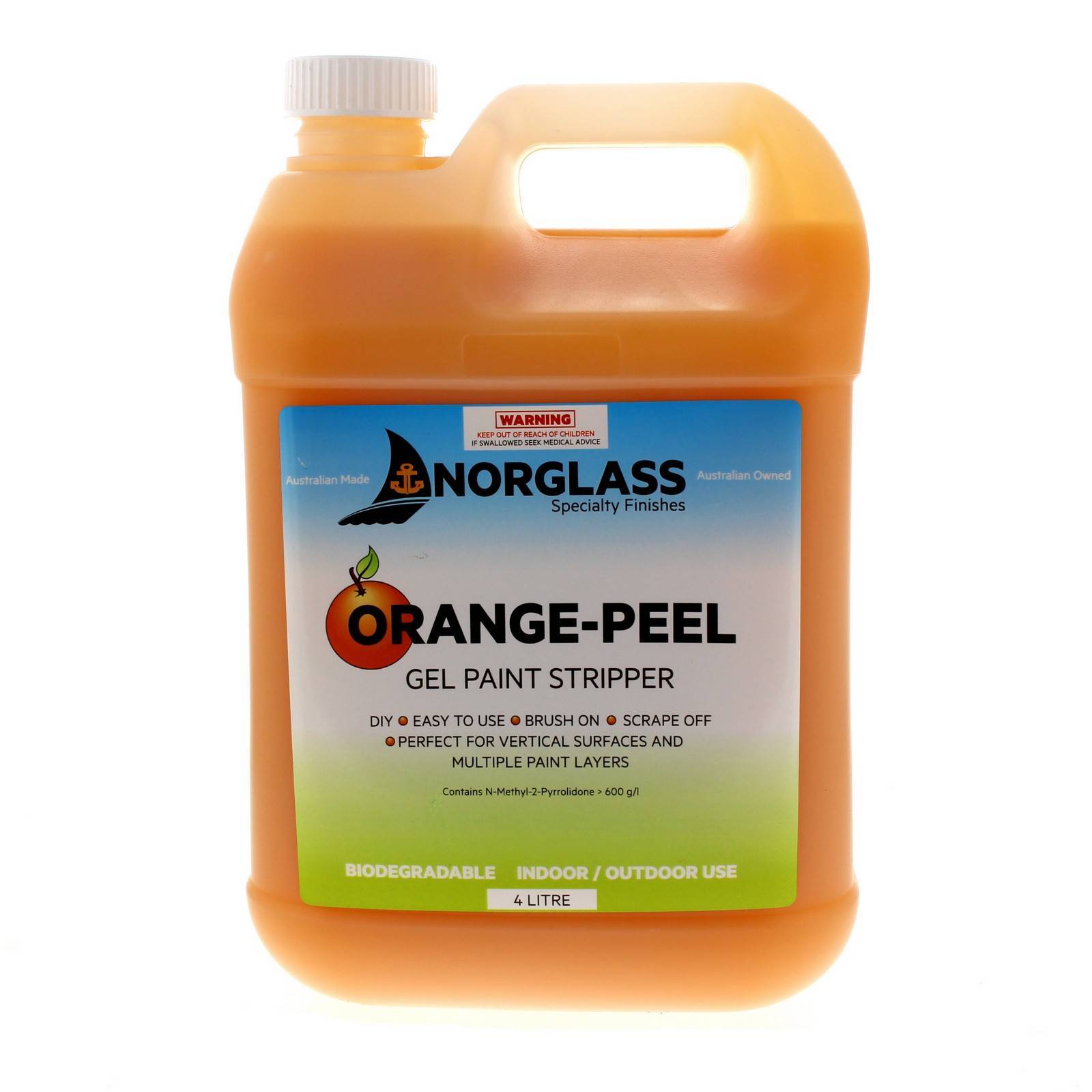 Orange Peel Paint Stripping Gel Like Citristrip Brush On Scrape Off 4L