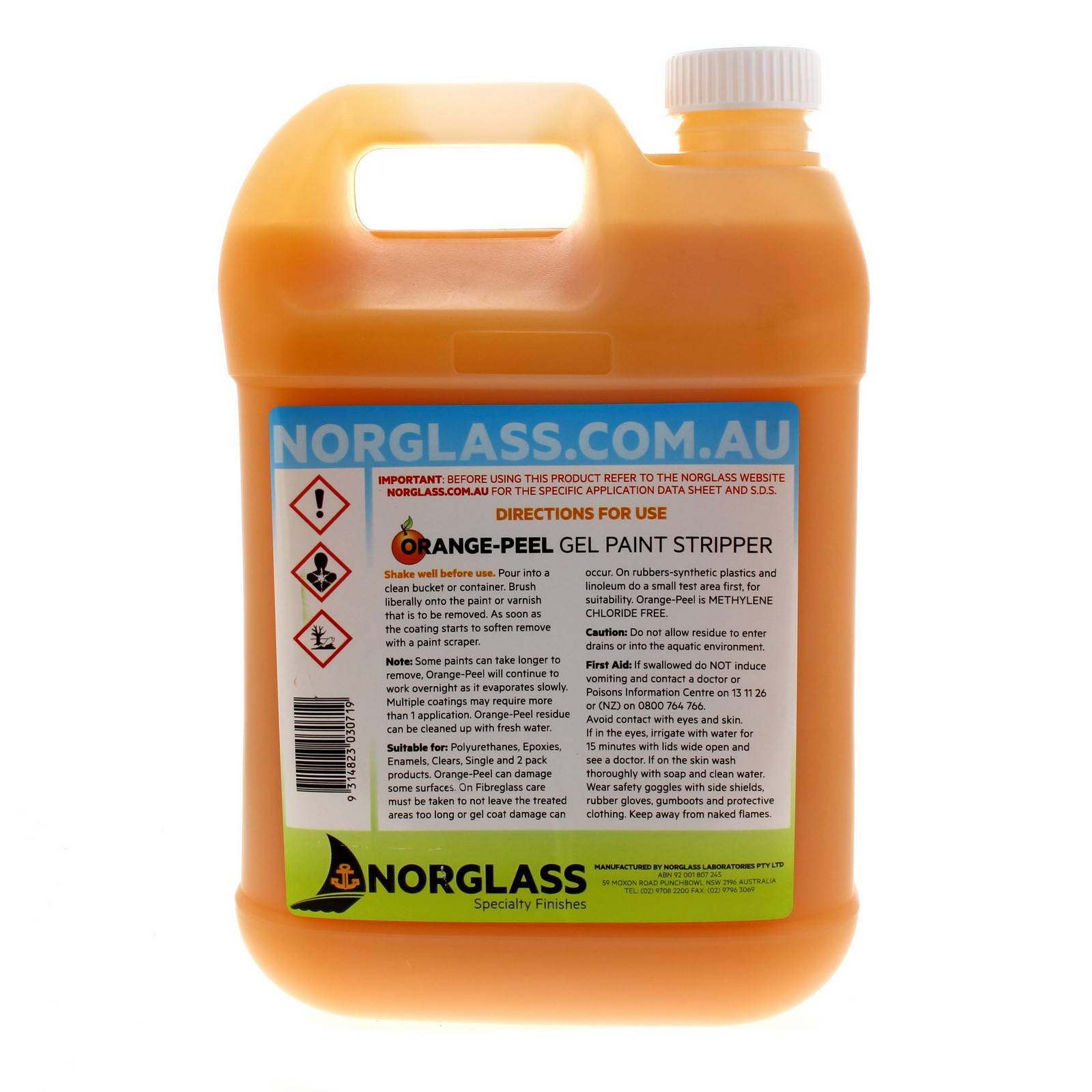 Orange Peel Paint Stripping Gel Like Citristrip Brush On Scrape Off 4L 9314823030719 eBay