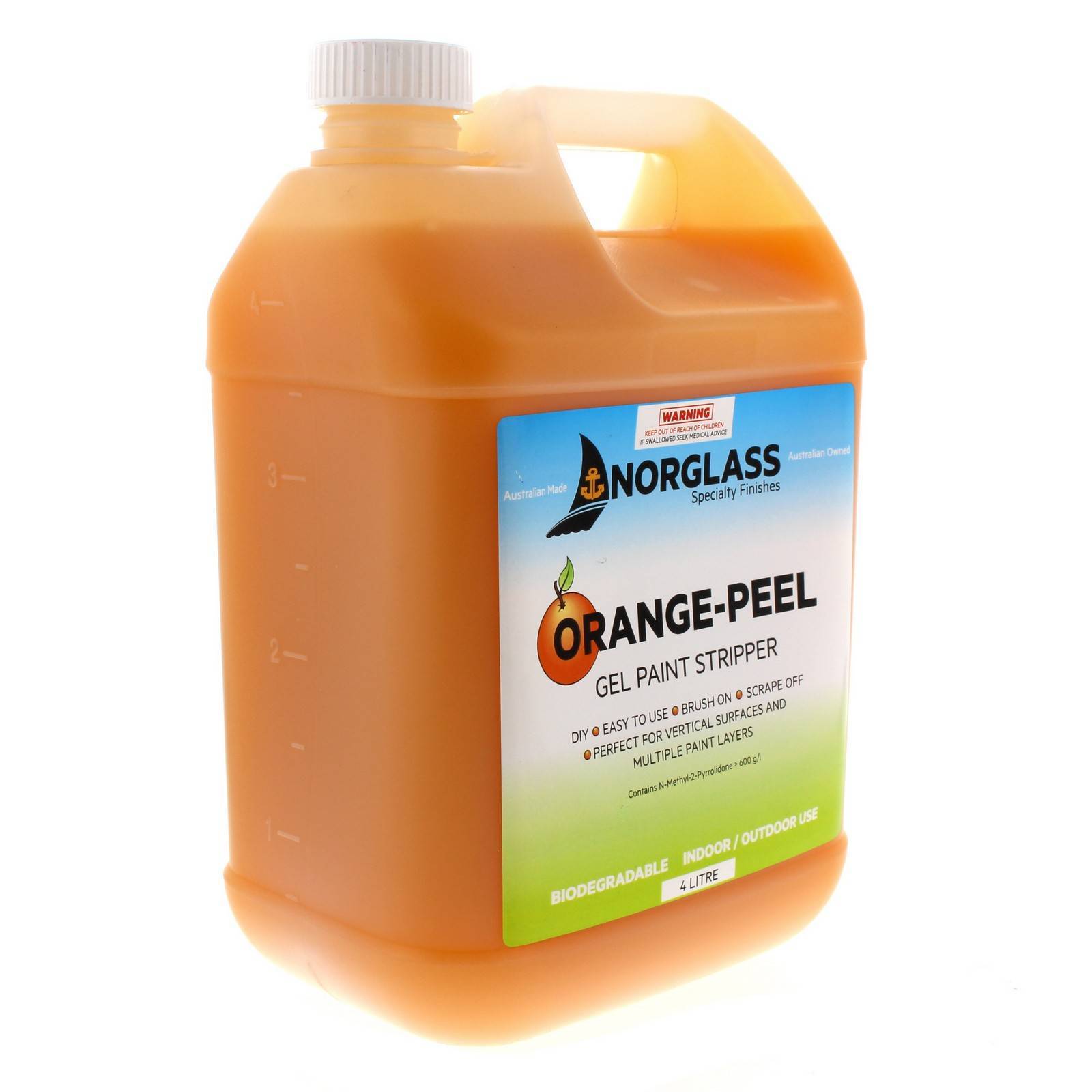 Orange Peel Paint Stripping Gel Like Citristrip Brush On Scrape Off 4L